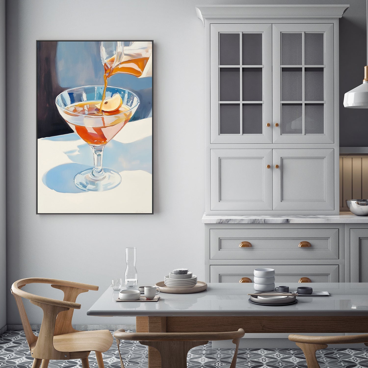 wall-art-print-canvas-poster-framed-Pouring Lemon Tea into a Glass , By Melloi Art Prints-7