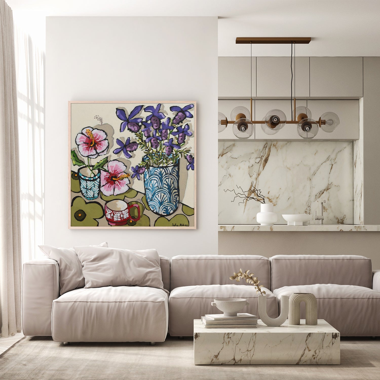 wall-art-print-canvas-poster-framed-Pretty Flowers-8