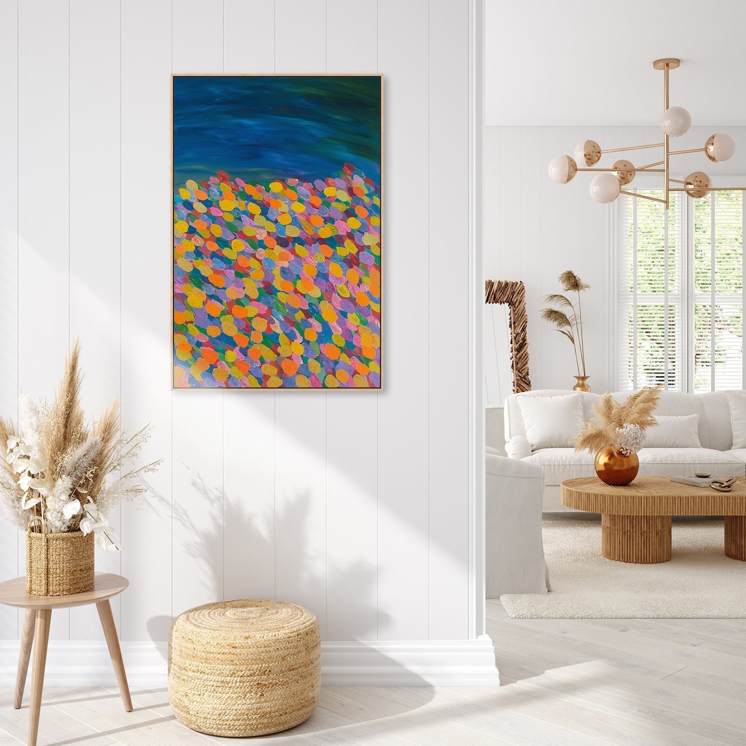 wall-art-print-canvas-poster-framed-Pretty Happy-by-Helen Joynson-Gioia Wall Art