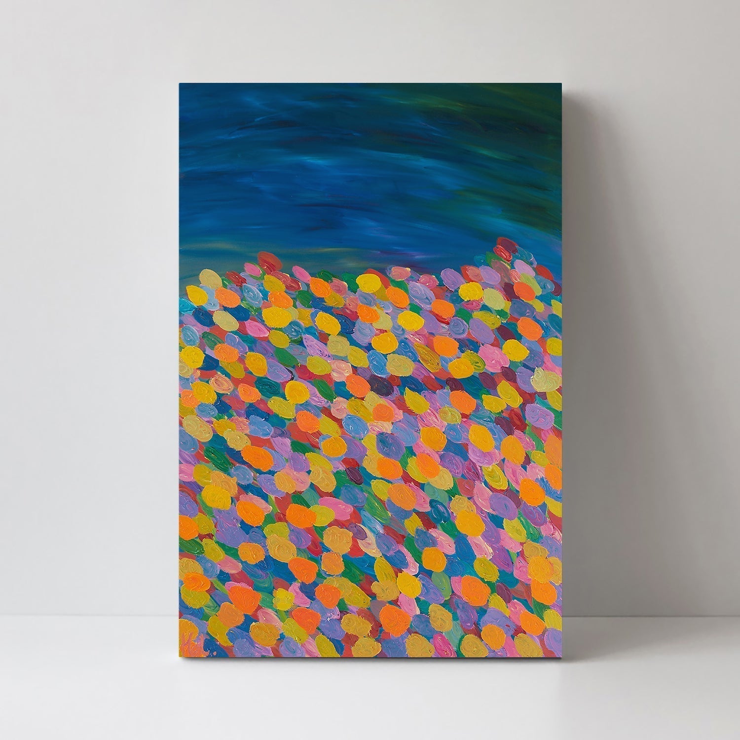 wall-art-print-canvas-poster-framed-Pretty Happy-by-Helen Joynson-Gioia Wall Art