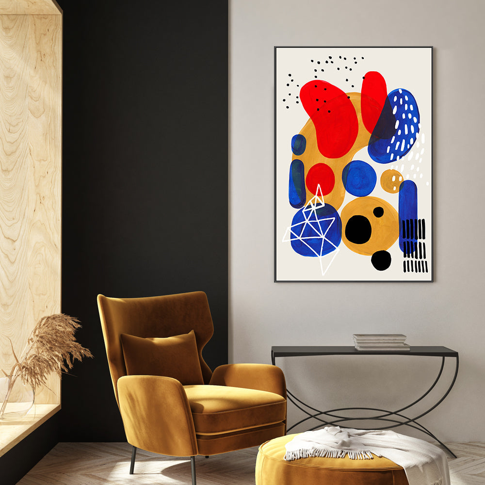 wall-art-print-canvas-poster-framed-Primary Fun , By Ejaaz Haniff-GIOIA-WALL-ART
