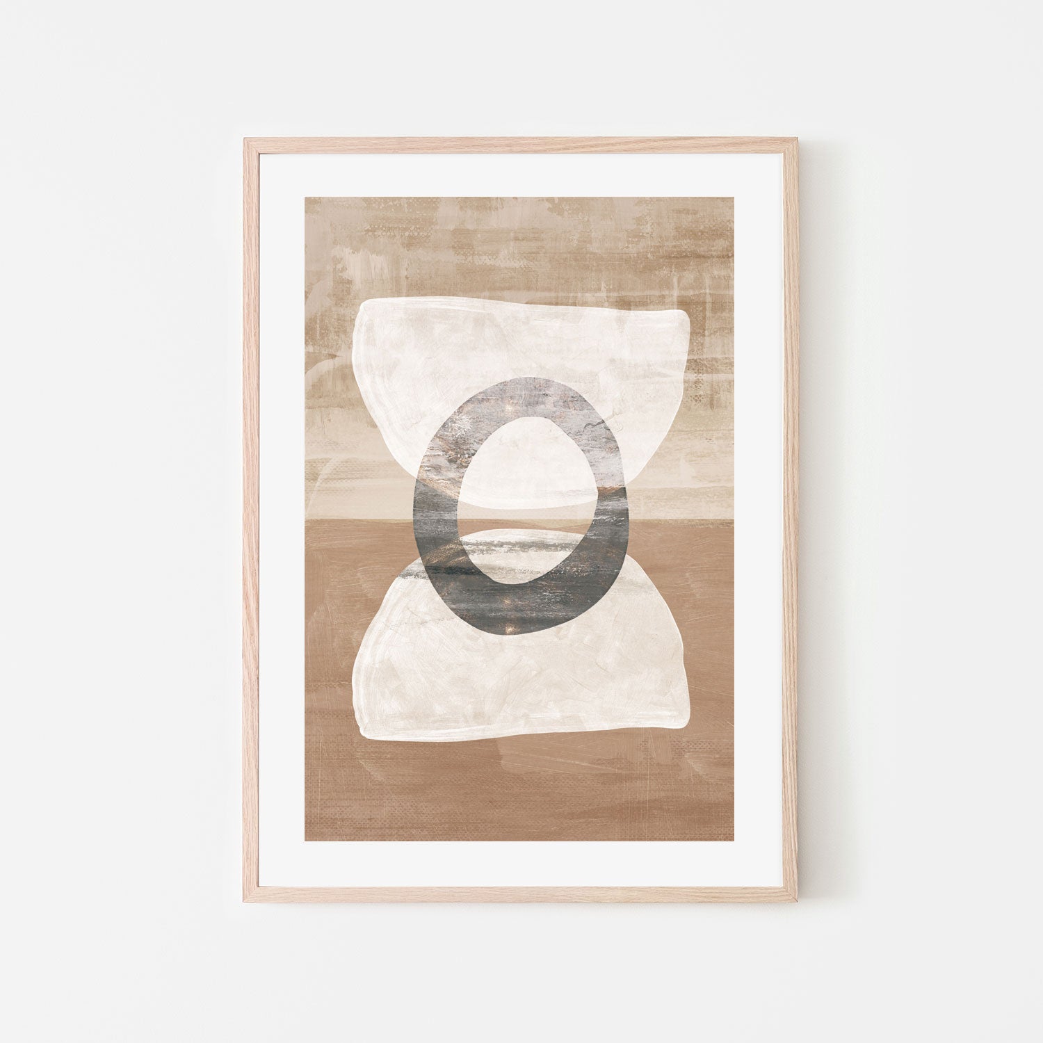 wall-art-print-canvas-poster-framed-Primitive Abstract, Style C , By Nina Blue-6