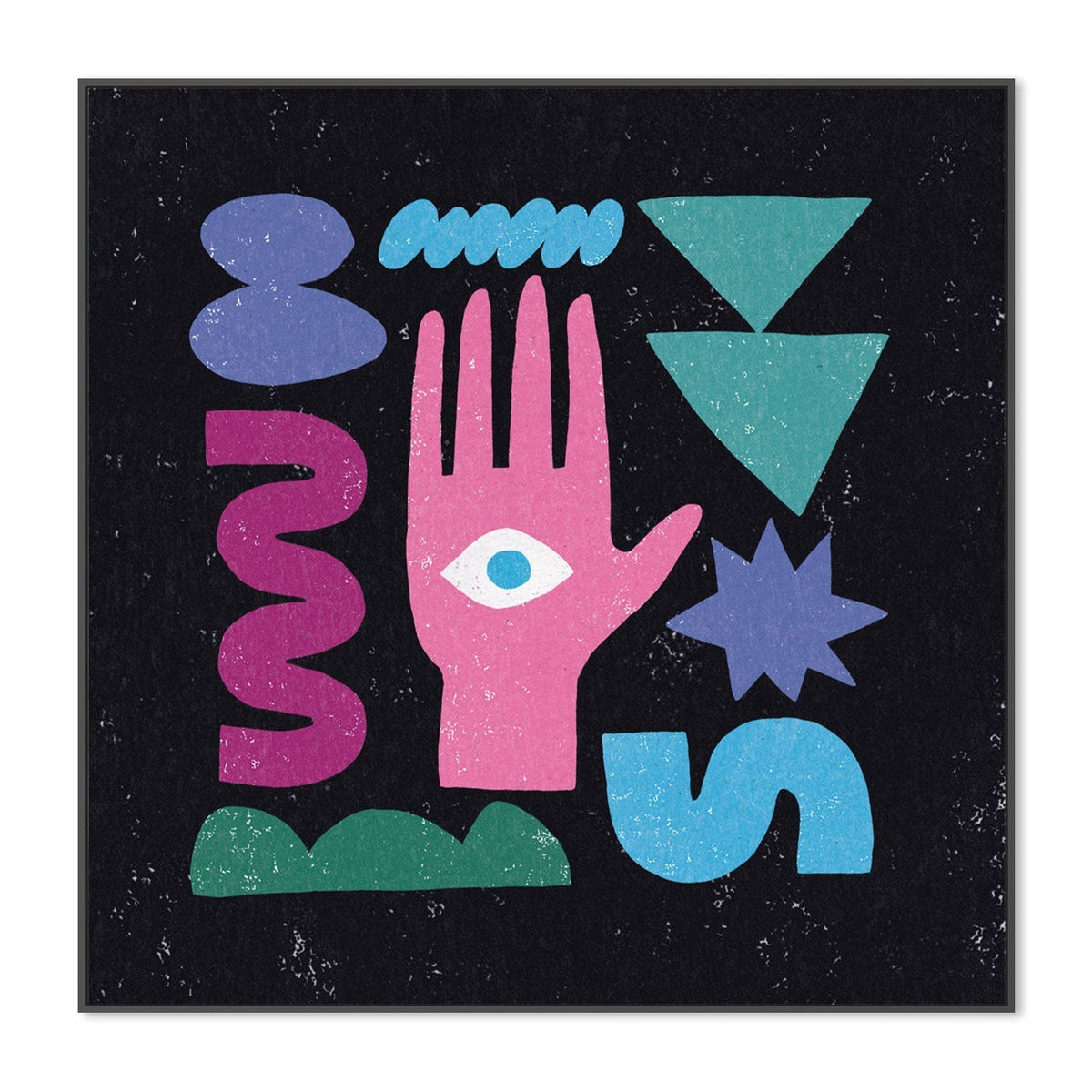 wall-art-print-canvas-poster-framed-Primitive, Style A , By Moira Hershey-GIOIA-WALL-ART