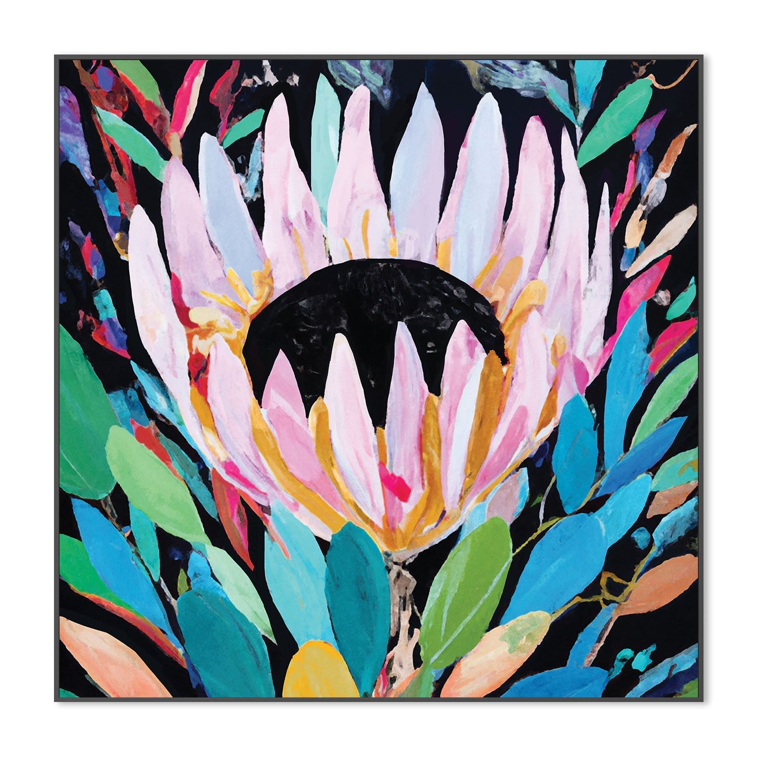 wall-art-print-canvas-poster-framed-Prism Protea , By Stacey Williams-3