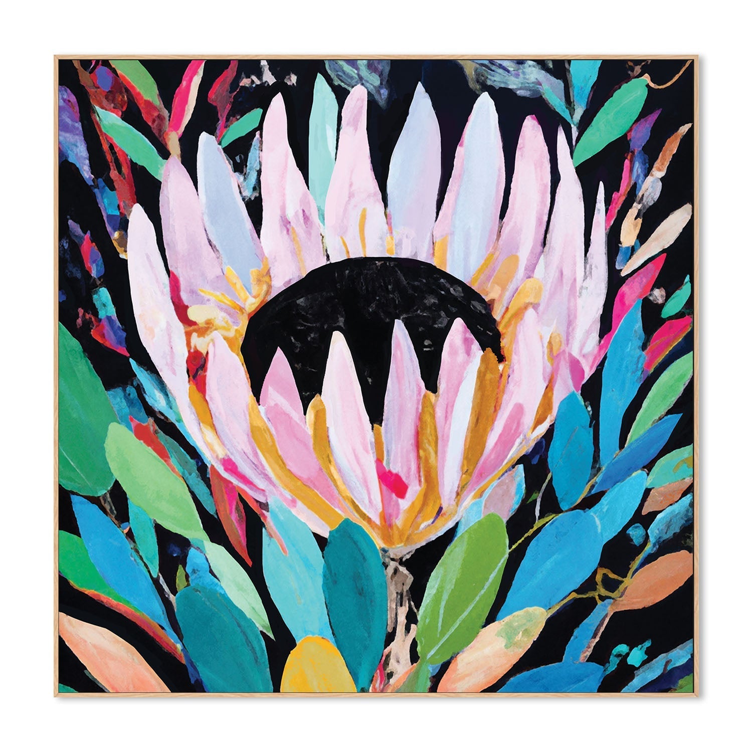 wall-art-print-canvas-poster-framed-Prism Protea , By Stacey Williams-4