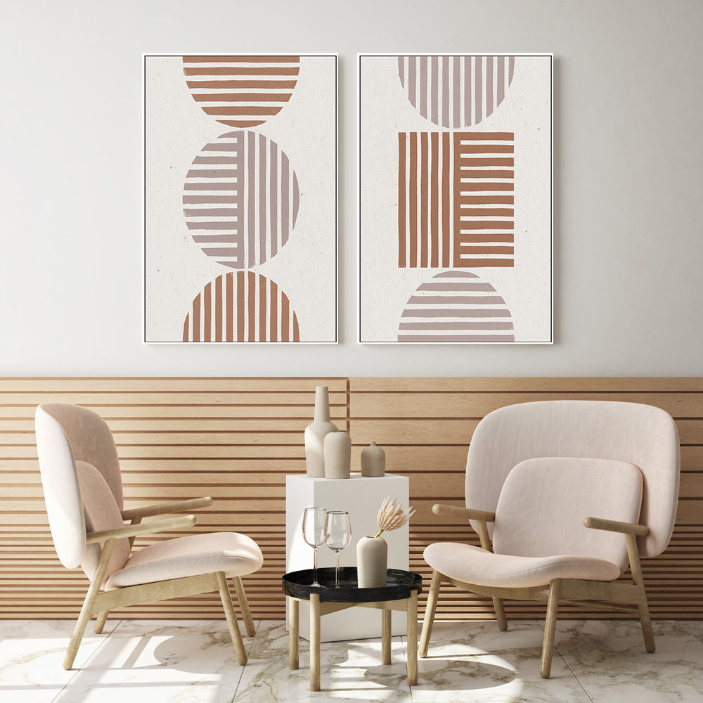 wall-art-print-canvas-poster-framed-Progression, Style A & B, Set Of 2 , By Moira Hershey-GIOIA-WALL-ART