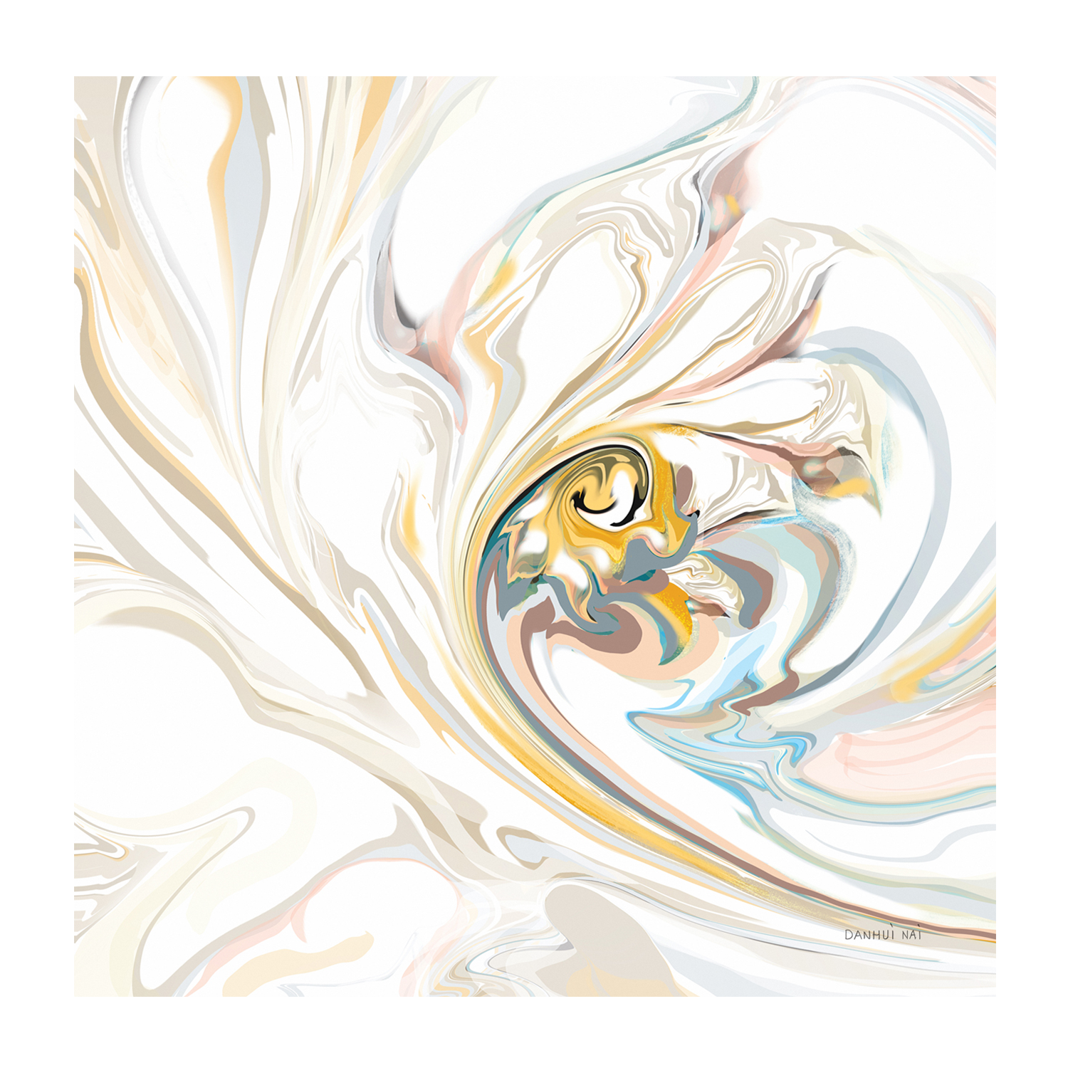 wall-art-print-canvas-poster-framed-Psychedelic Neutral, Style A , By Danhui Nai-1