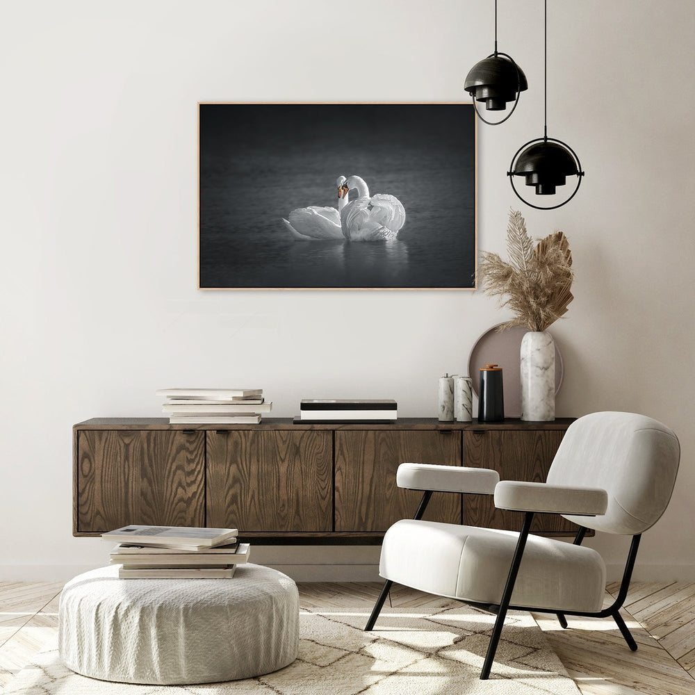 wall-art-print-canvas-poster-framed-Public Display Of Affection, By Mei Hu-by-Plus X Studio-Gioia Wall Art