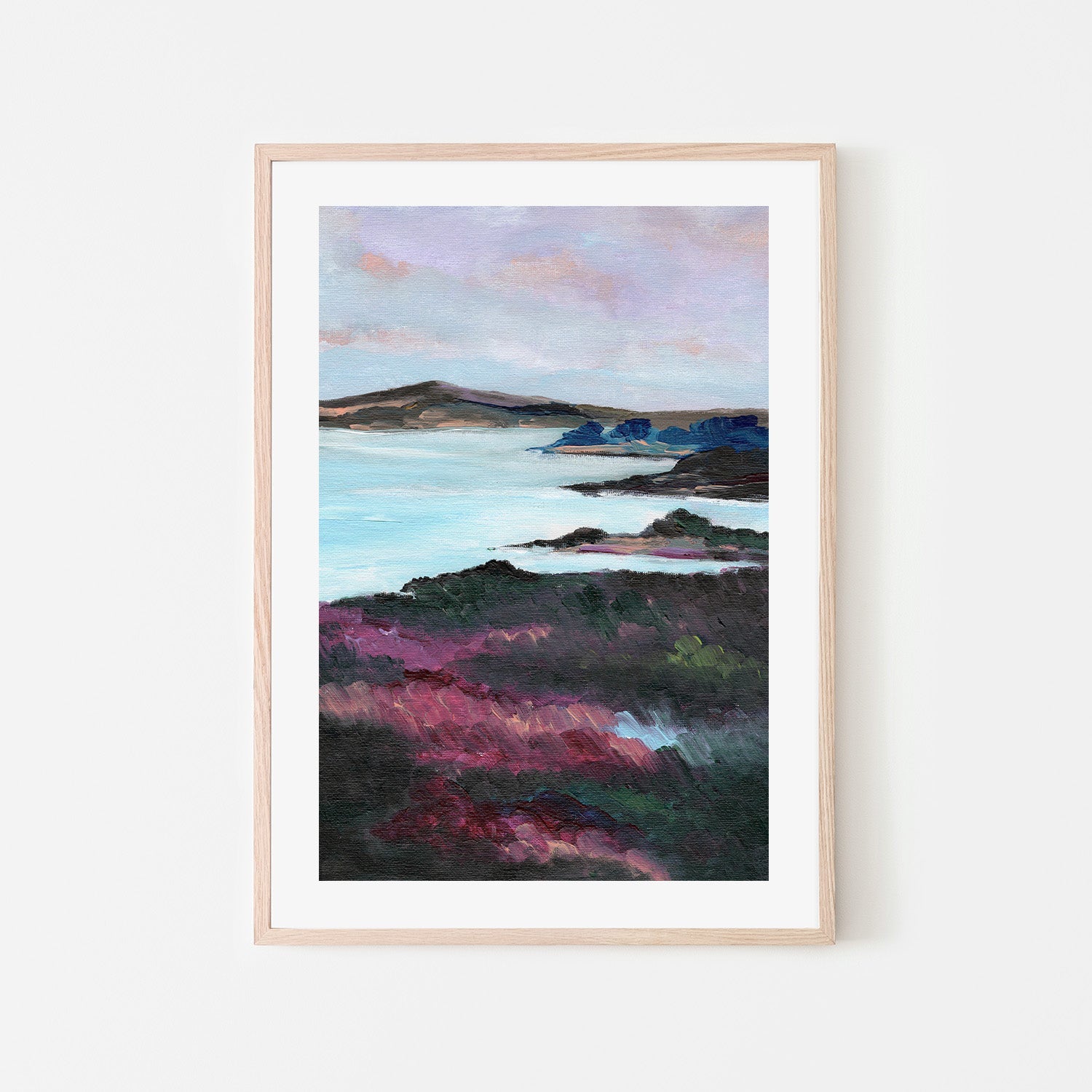 wall-art-print-canvas-poster-framed-Purple Coast , By Nikita Jariwala-6