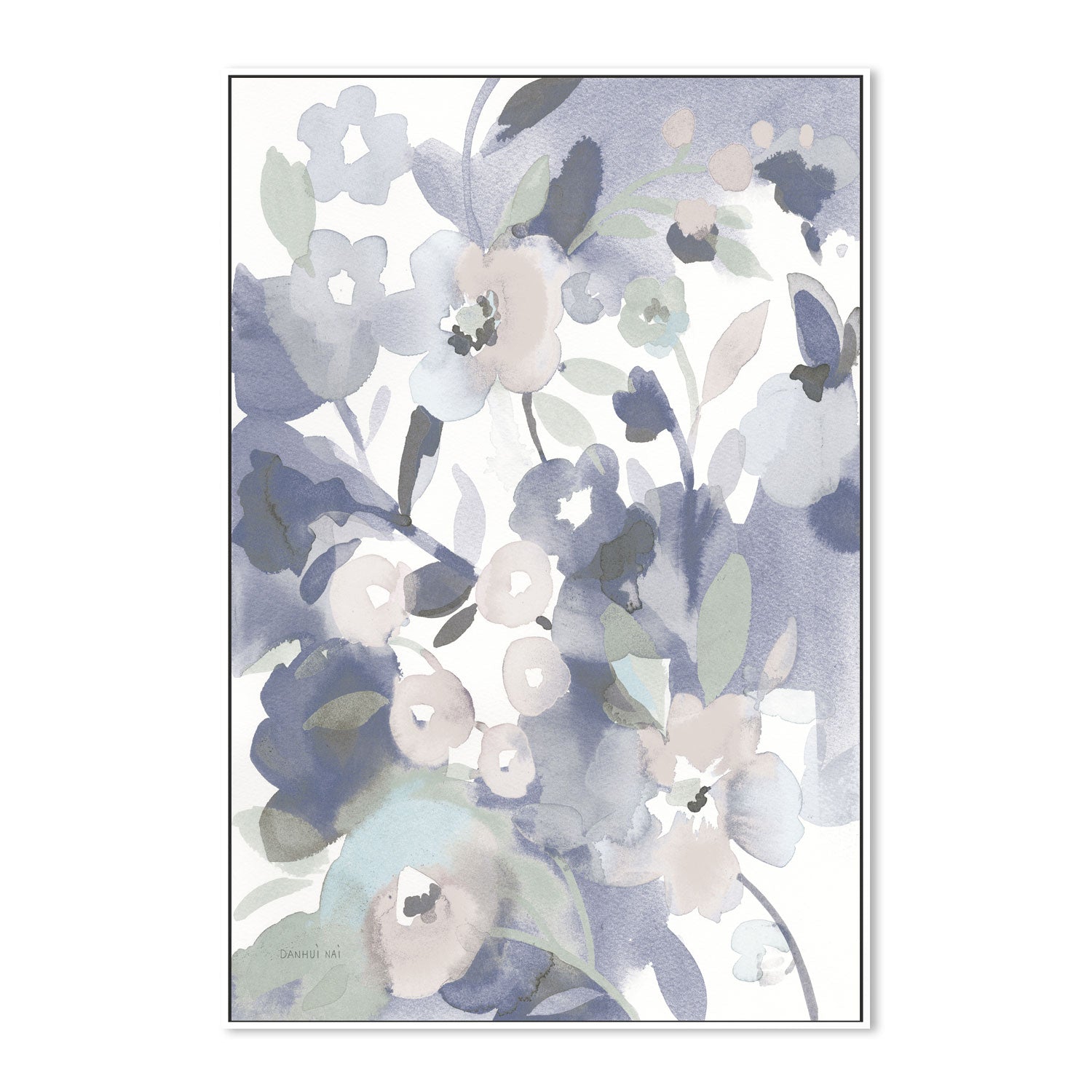 wall-art-print-canvas-poster-framed-Purple Jewel Garden , By Danhui Nai-5