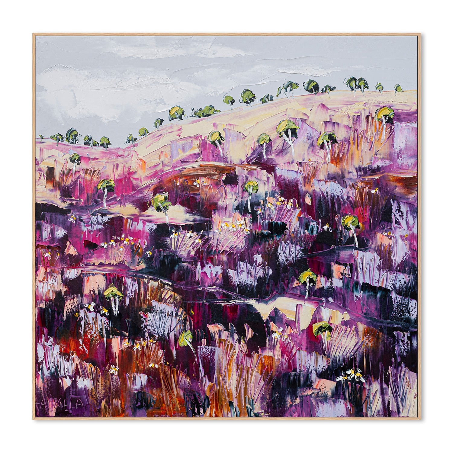 wall-art-print-canvas-poster-framed-Purple Meadow Song-4