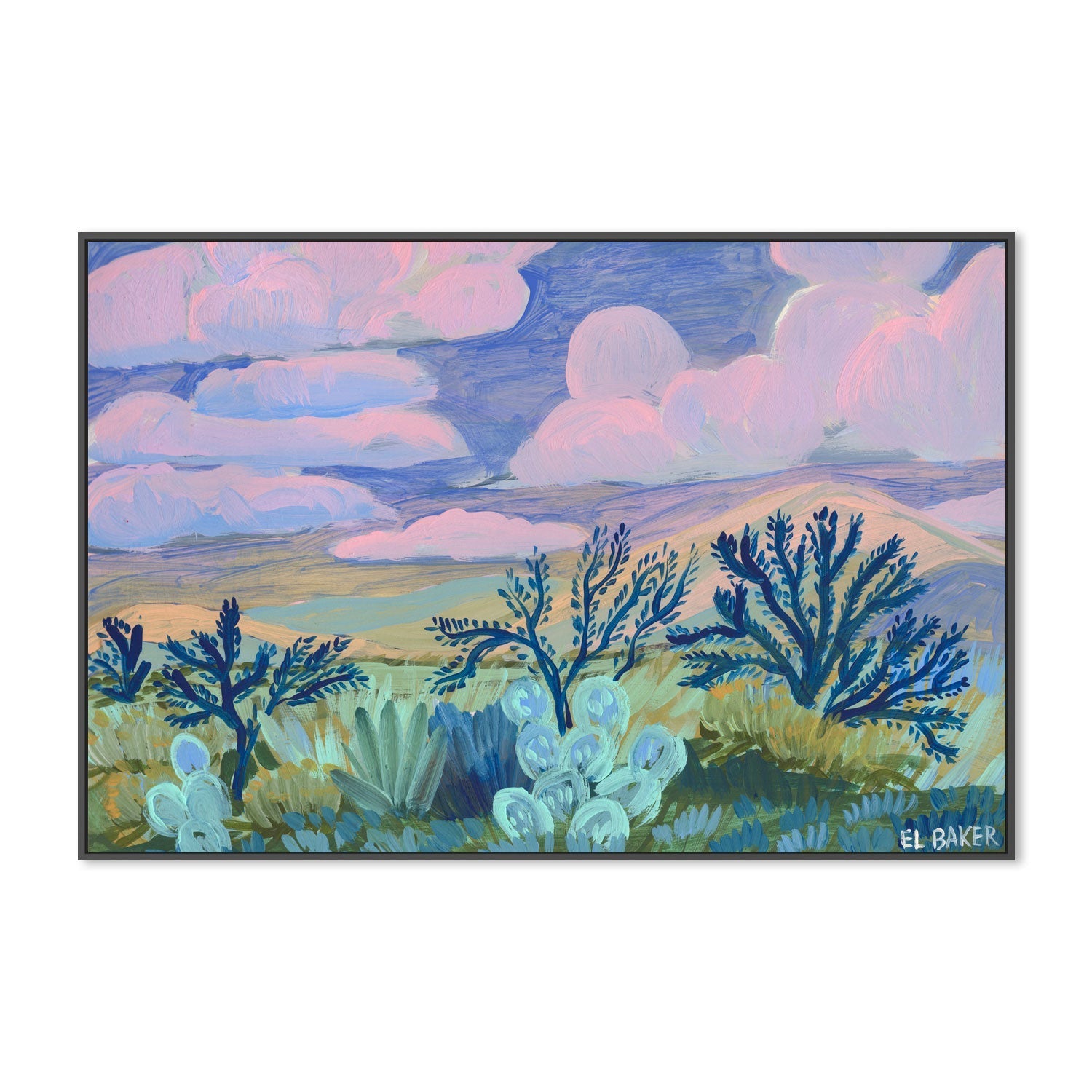 wall-art-print-canvas-poster-framed-Purple Skies , By Eleanor Baker-3