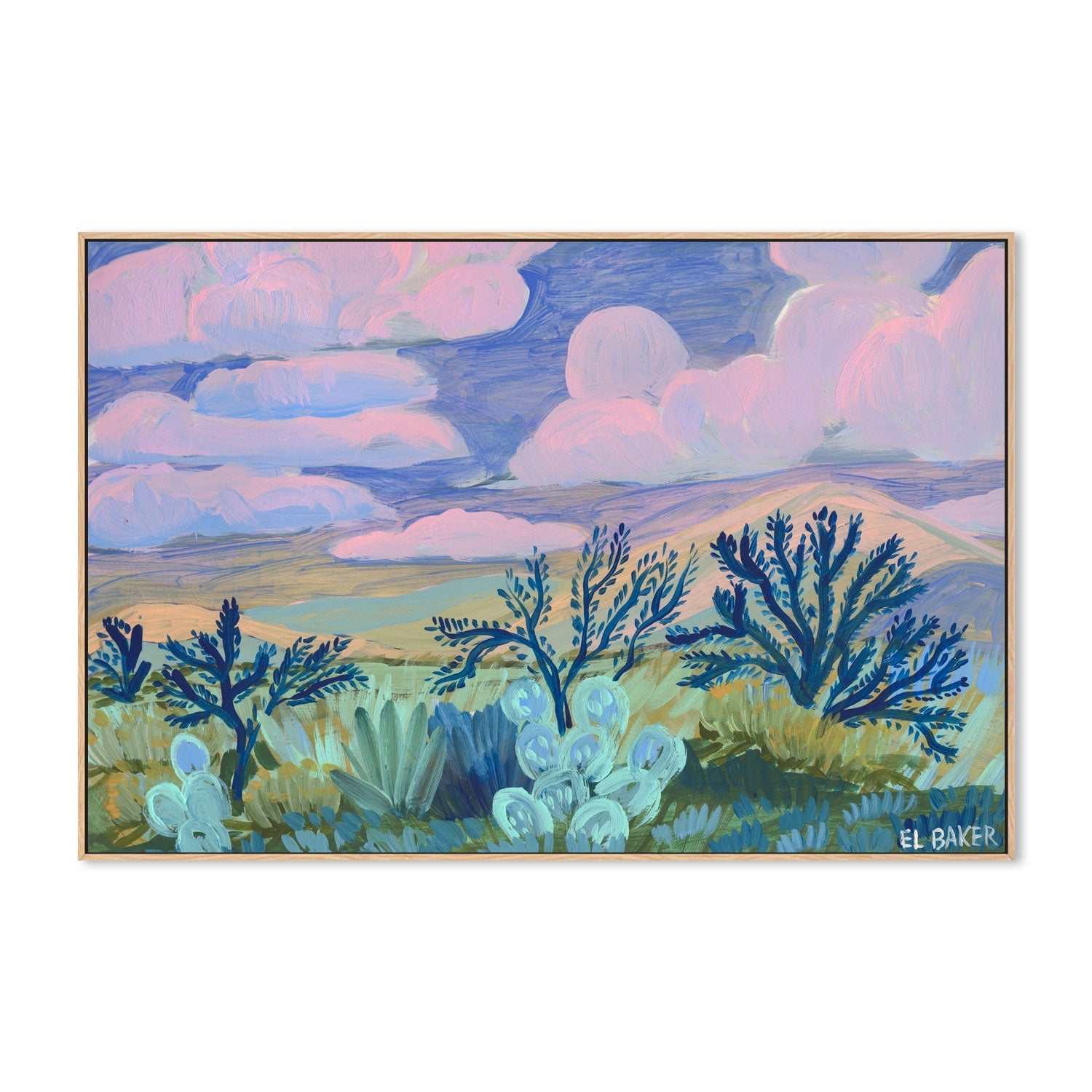 wall-art-print-canvas-poster-framed-Purple Skies , By Eleanor Baker-4