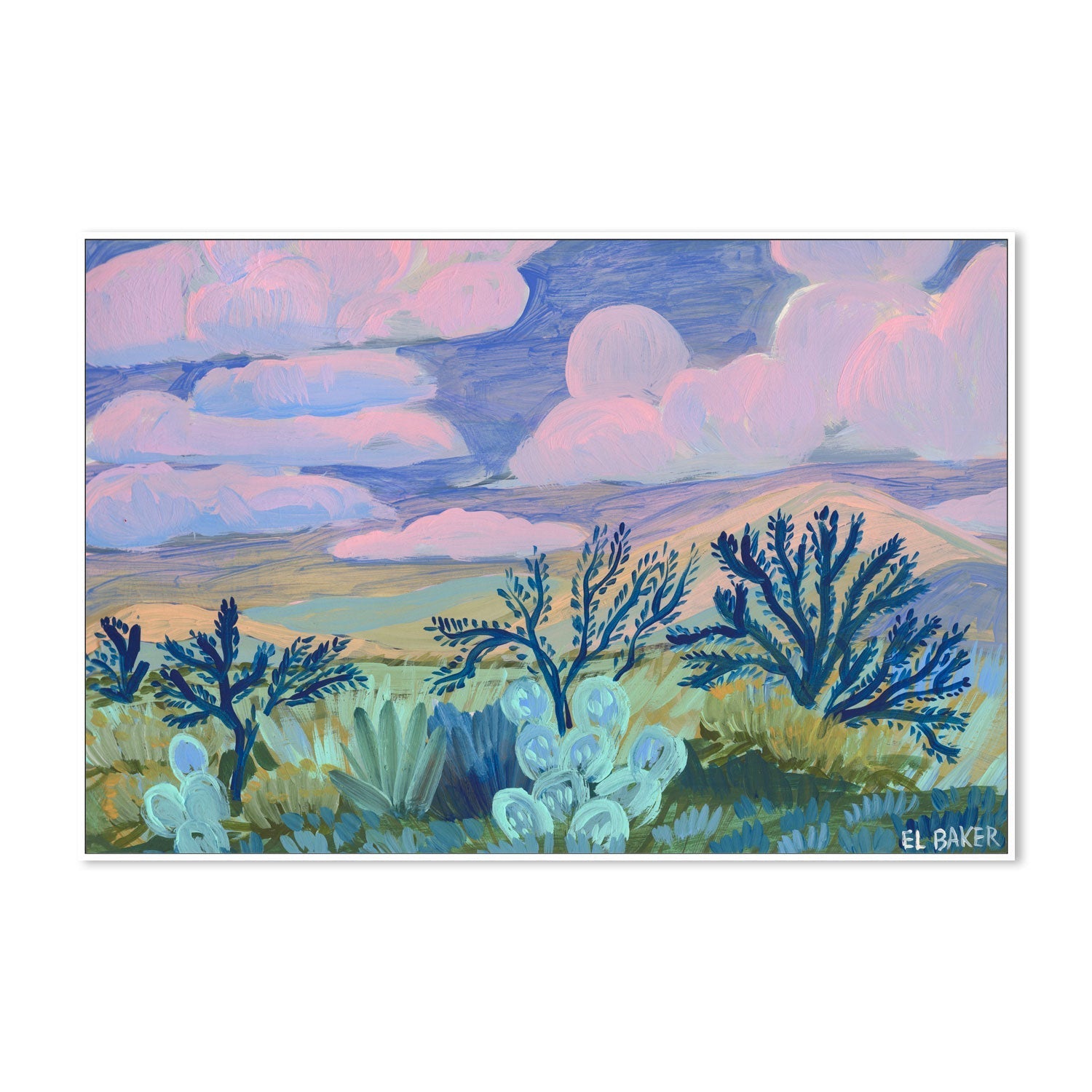 wall-art-print-canvas-poster-framed-Purple Skies , By Eleanor Baker-5