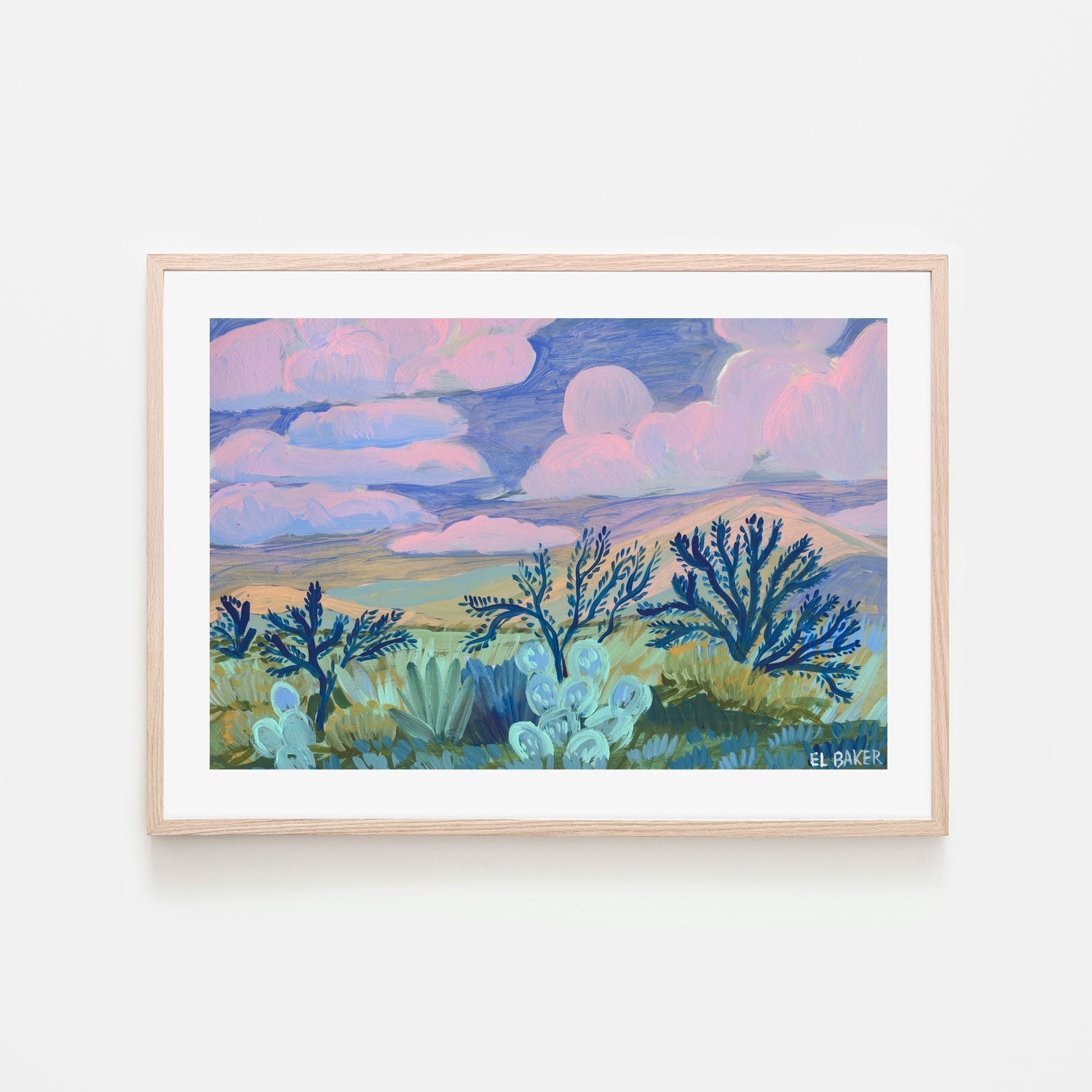 wall-art-print-canvas-poster-framed-Purple Skies , By Eleanor Baker-6