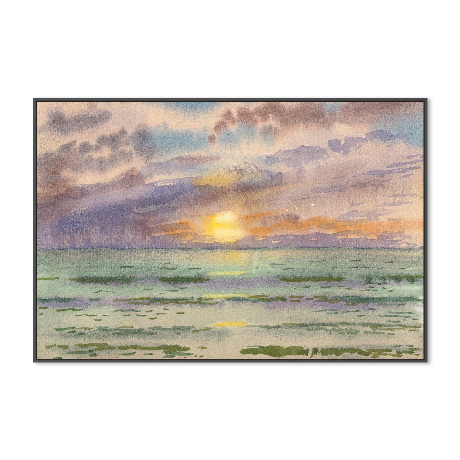 wall-art-print-canvas-poster-framed-PURPLE SUNRISE , By David Dallison-3