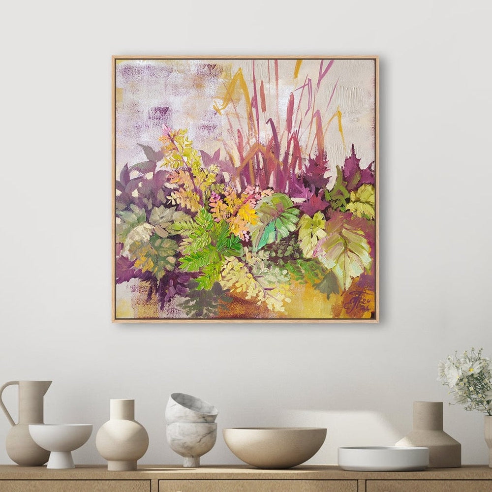wall-art-print-canvas-poster-framed-Purple Thickets-by-Ekaterina Prisich-Gioia Wall Art