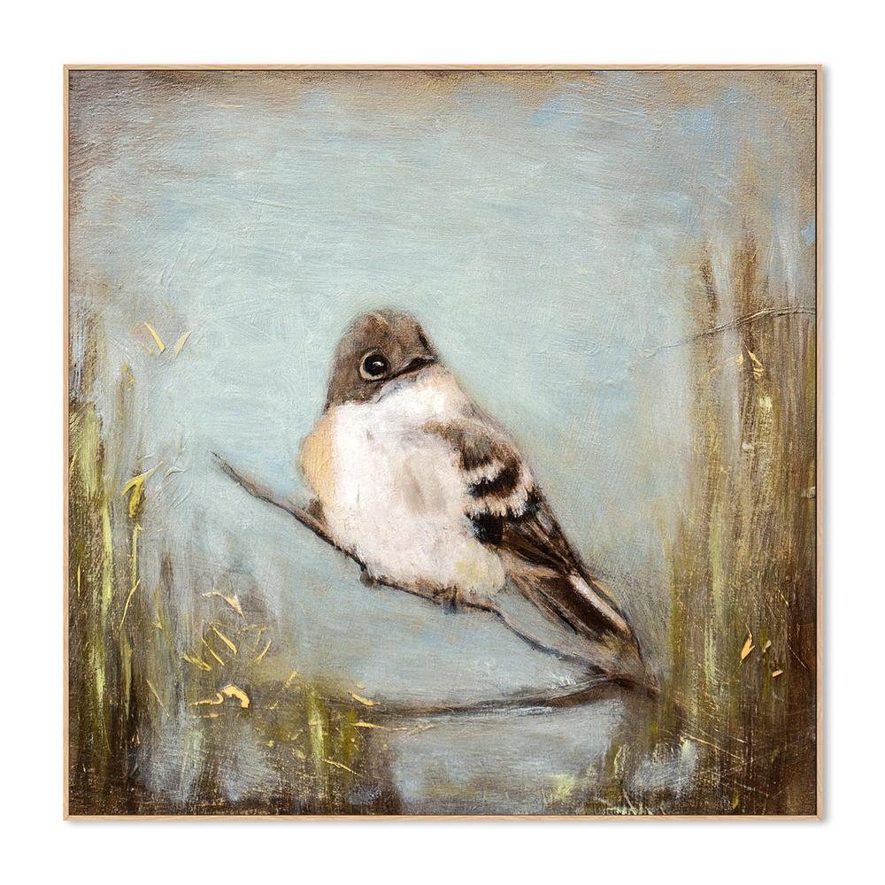 wall-art-print-canvas-poster-framed-Quiet Bird on Branch-4