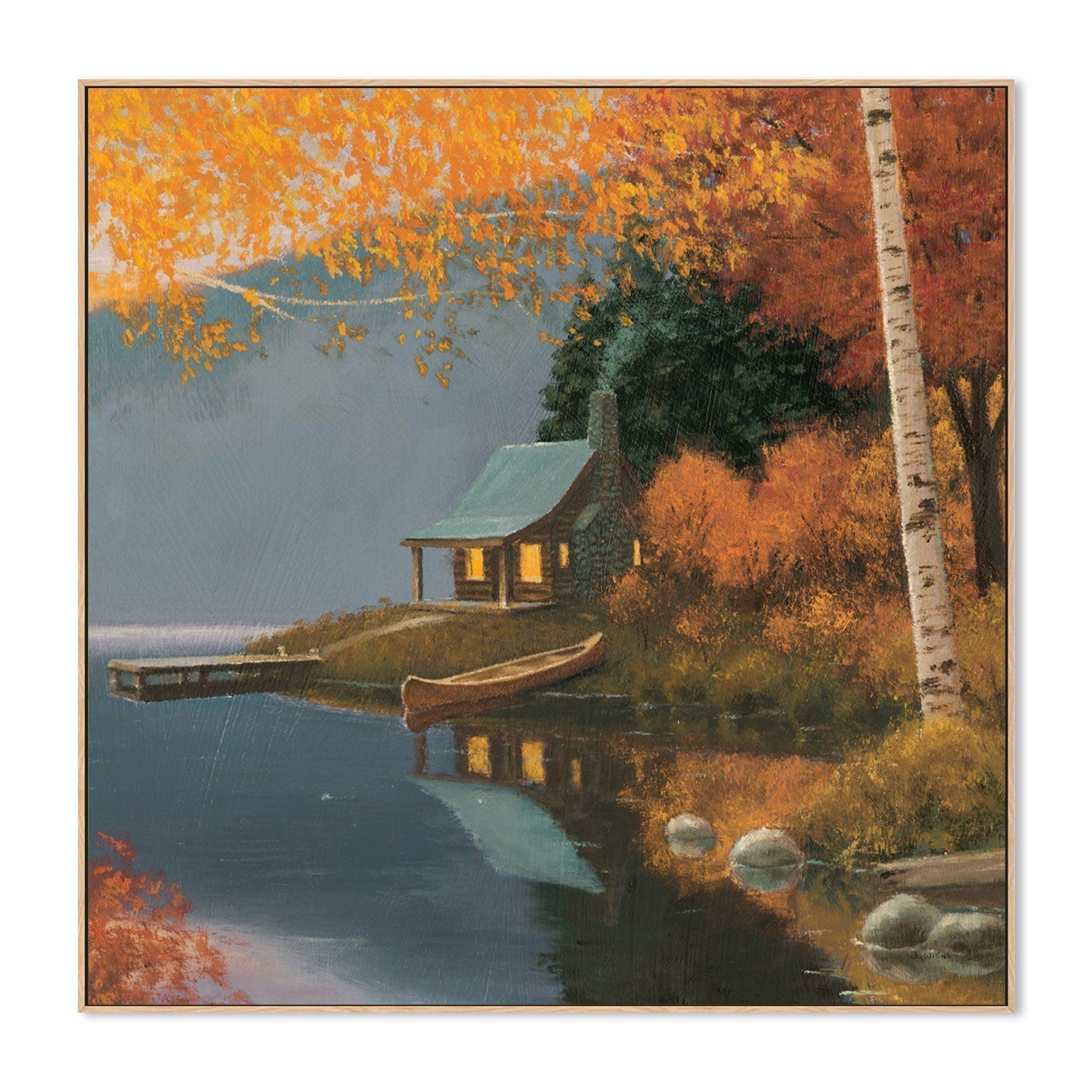 wall-art-print-canvas-poster-framed-Quiet Evening No Words, Style A-by-James Wiens-Gioia Wall Art