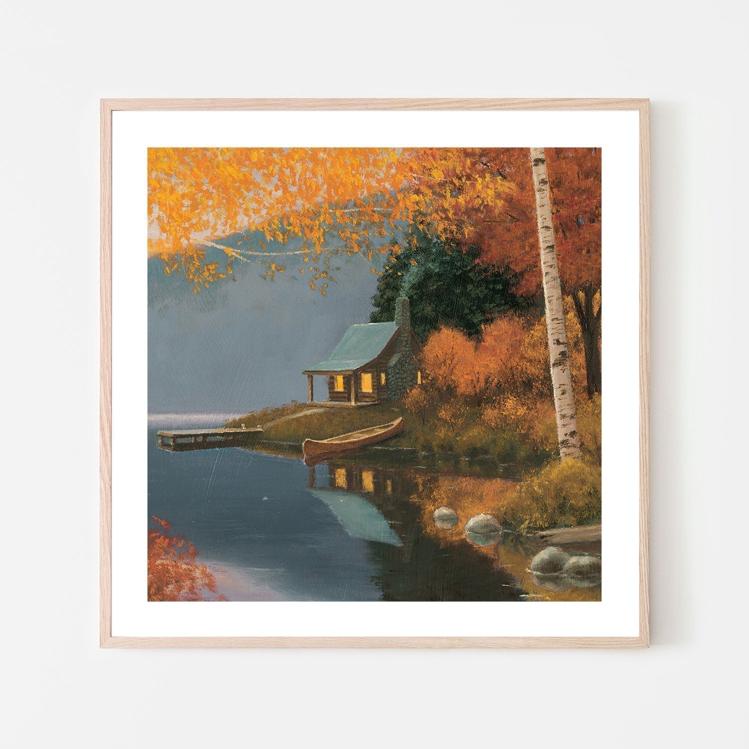 wall-art-print-canvas-poster-framed-Quiet Evening No Words, Style A-by-James Wiens-Gioia Wall Art