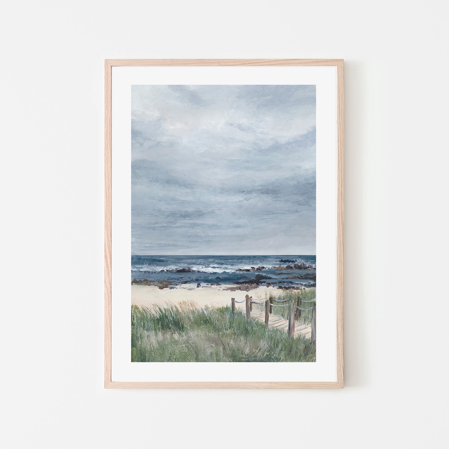 wall-art-print-canvas-poster-framed-Quiet Path to a Cloudy Shore-6