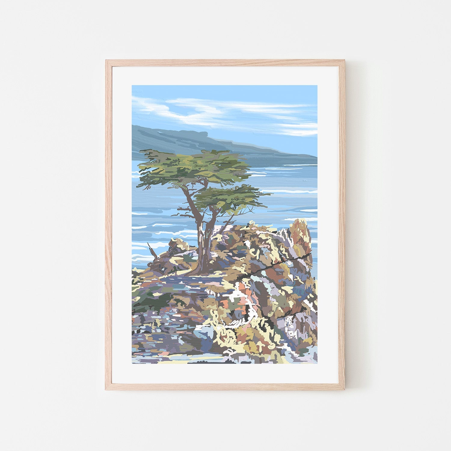 wall-art-print-canvas-poster-framed-Quiet Sentinel, 17 Mile Drive, California , By Jenna Alheit-6