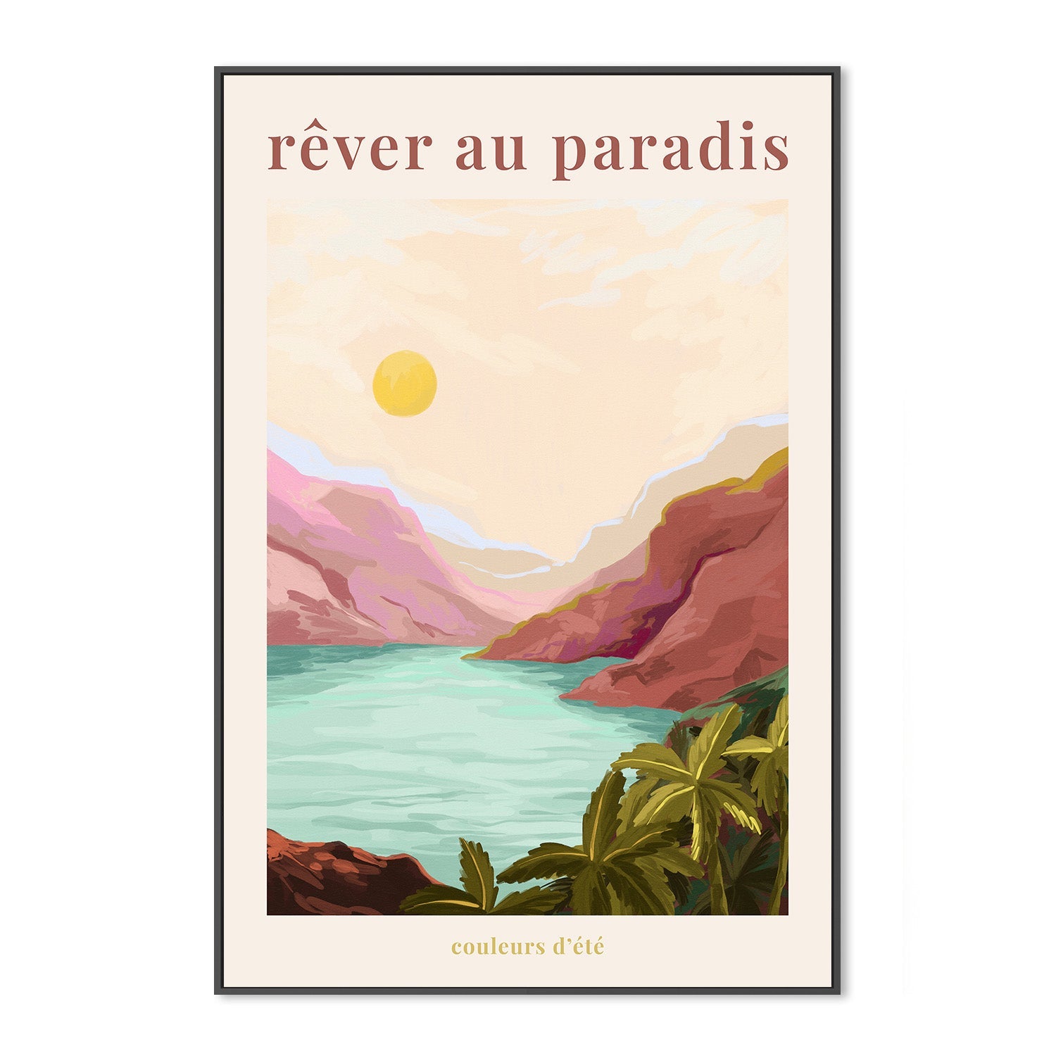 wall-art-print-canvas-poster-framed-RAaver Au Paradis - Sun-3