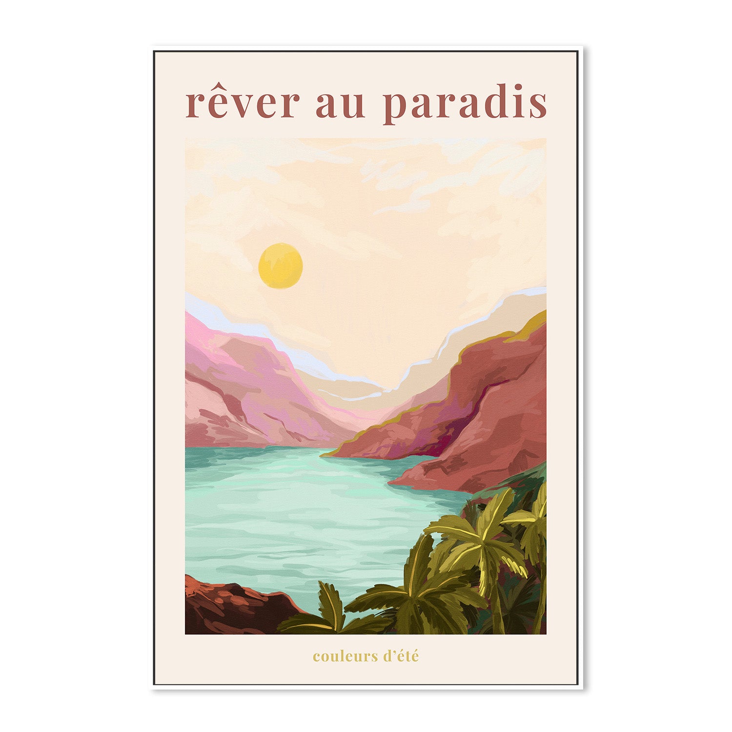 wall-art-print-canvas-poster-framed-RAaver Au Paradis - Sun-5