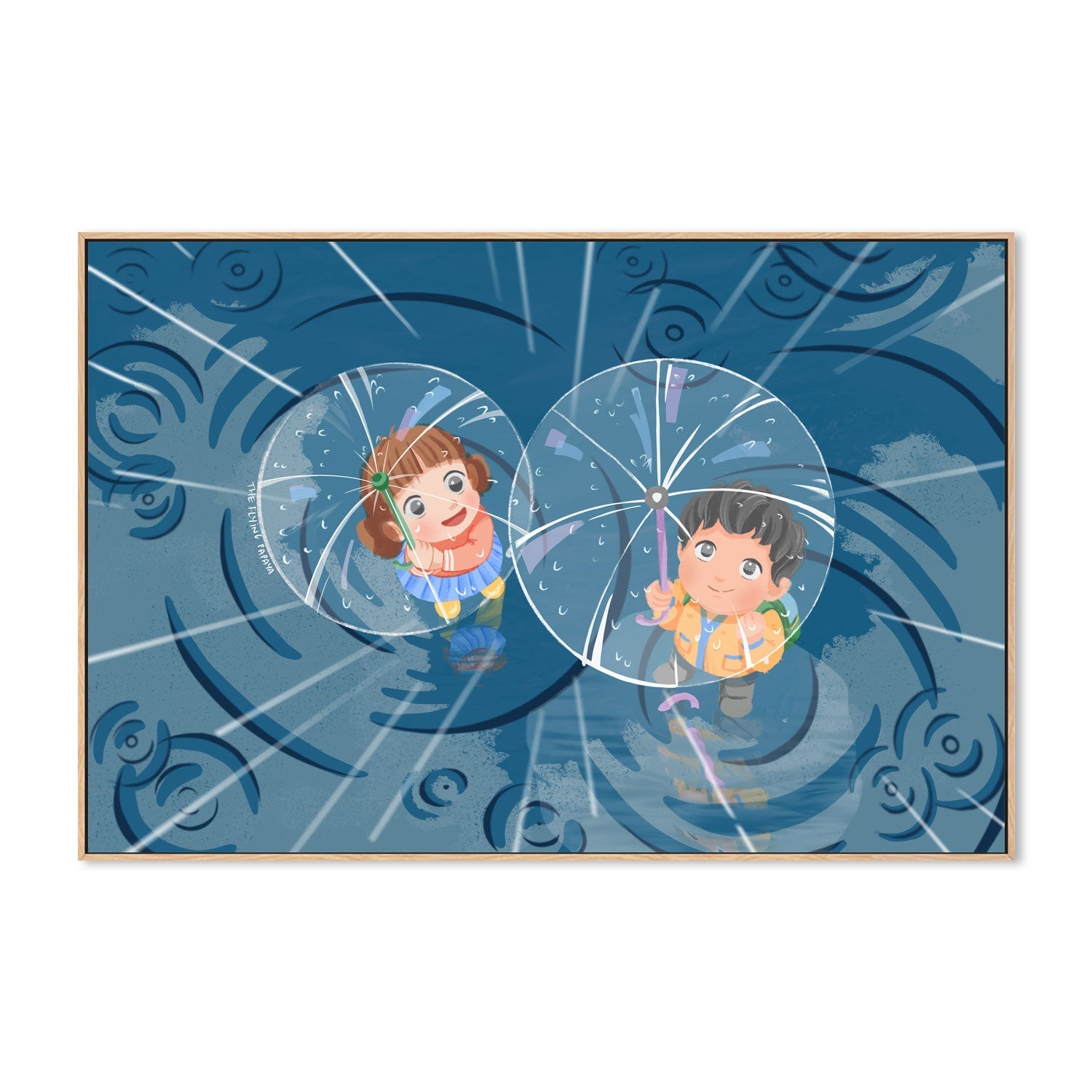 wall-art-print-canvas-poster-framed-Rain , By The Flying Papaya-4
