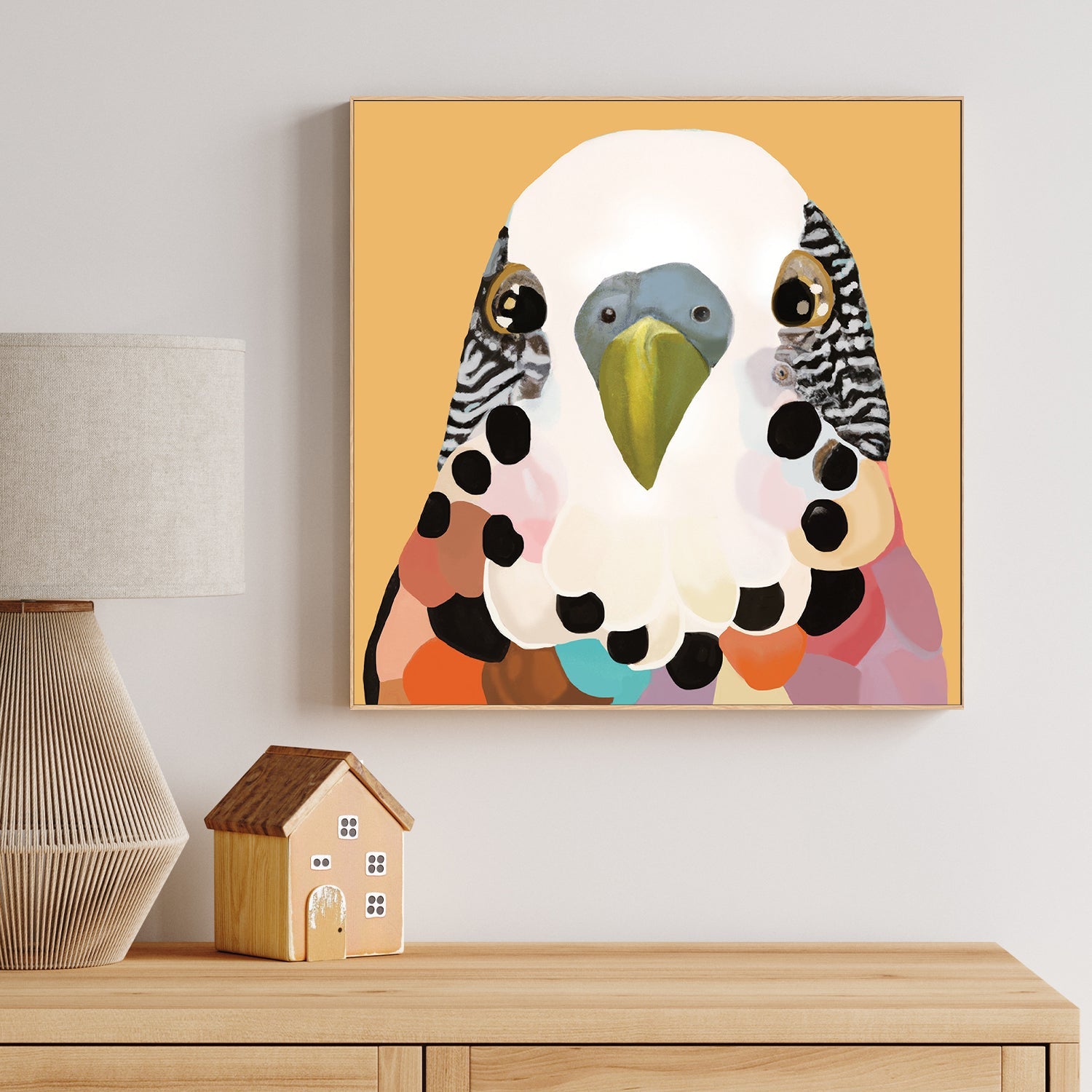 wall-art-print-canvas-poster-framed-Rainbow Chirping , By Stacey Williams-2
