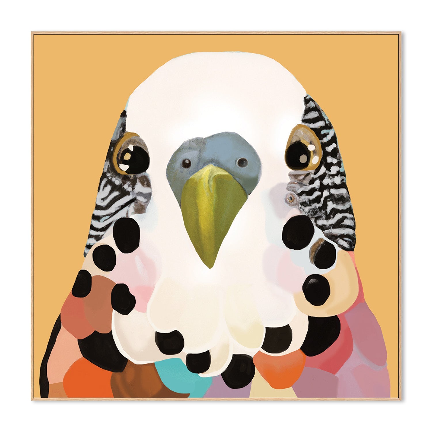 wall-art-print-canvas-poster-framed-Rainbow Chirping , By Stacey Williams-4