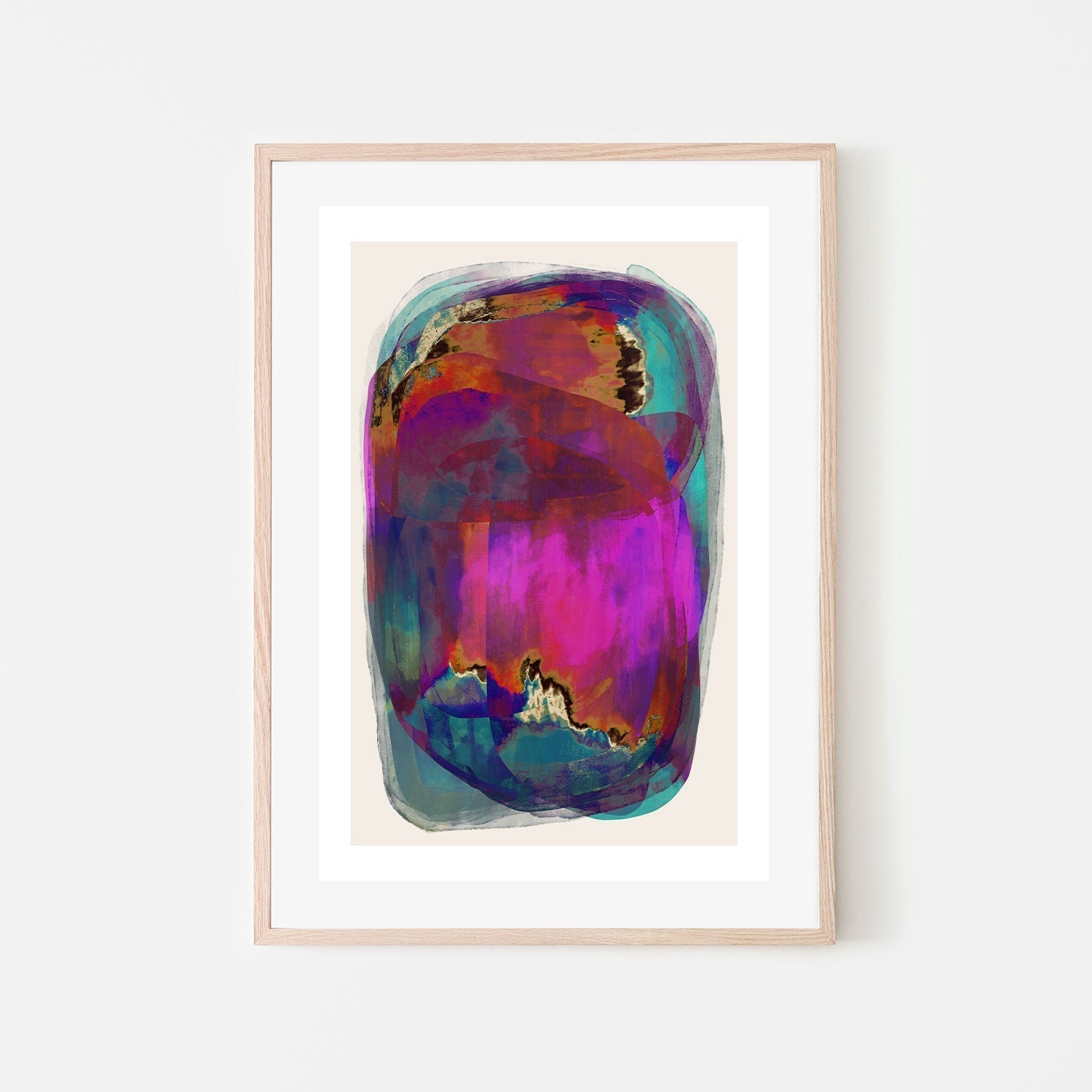 wall-art-print-canvas-poster-framed-Rainbow Planet X , By Treechild-GIOIA-WALL-ART