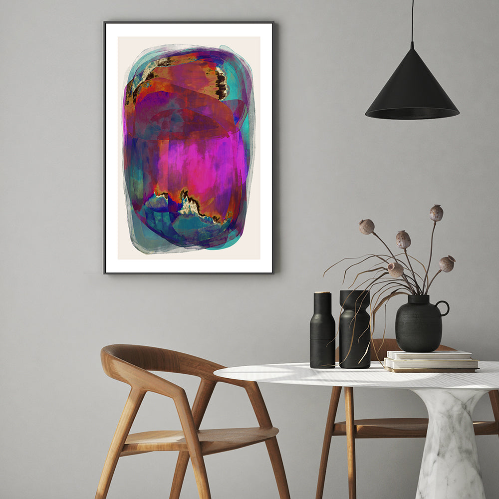 wall-art-print-canvas-poster-framed-Rainbow Planet X , By Treechild-GIOIA-WALL-ART