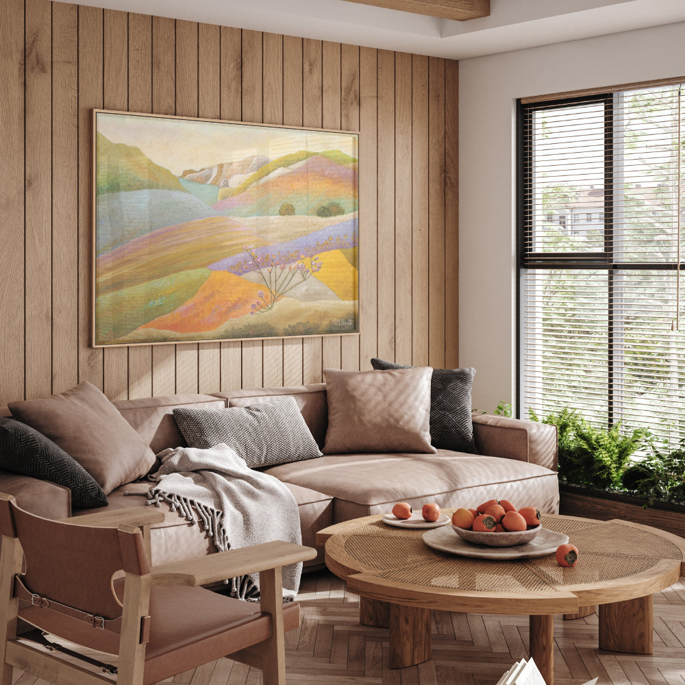 wall-art-print-canvas-poster-framed-Rambling Through The Blooming Valley , By Angeles M. Pomata-7