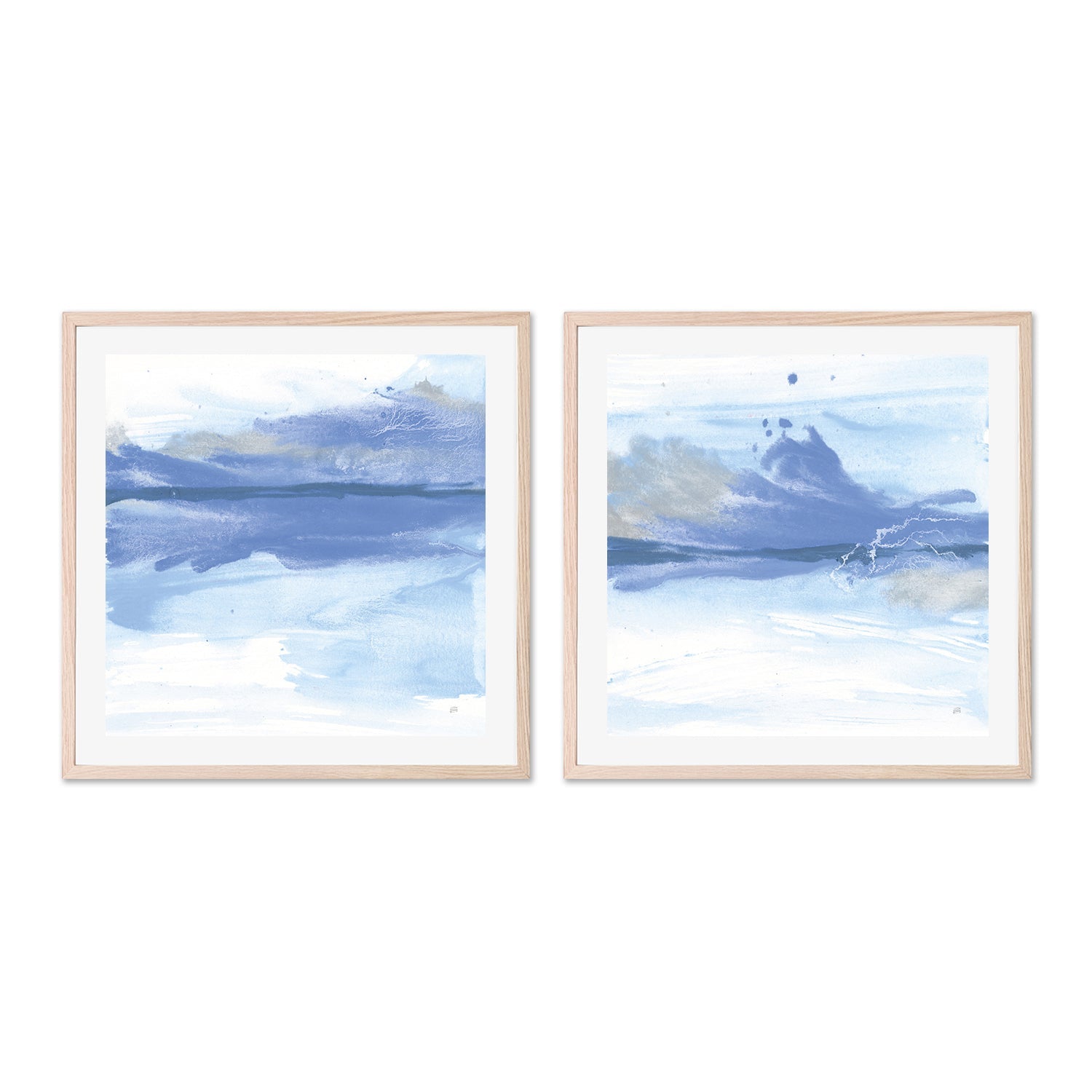 wall-art-print-canvas-poster-framed-Reactions, Set of 2-by-Chris Paschke-Gioia Wall Art