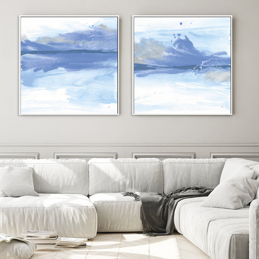 wall-art-print-canvas-poster-framed-Reactions, Set of 2-by-Chris Paschke-Gioia Wall Art