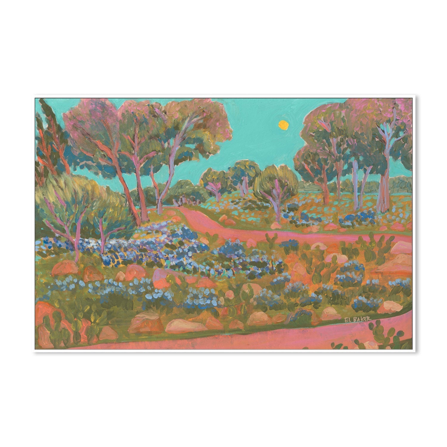 wall-art-print-canvas-poster-framed-Red Path , By Eleanor Baker-5