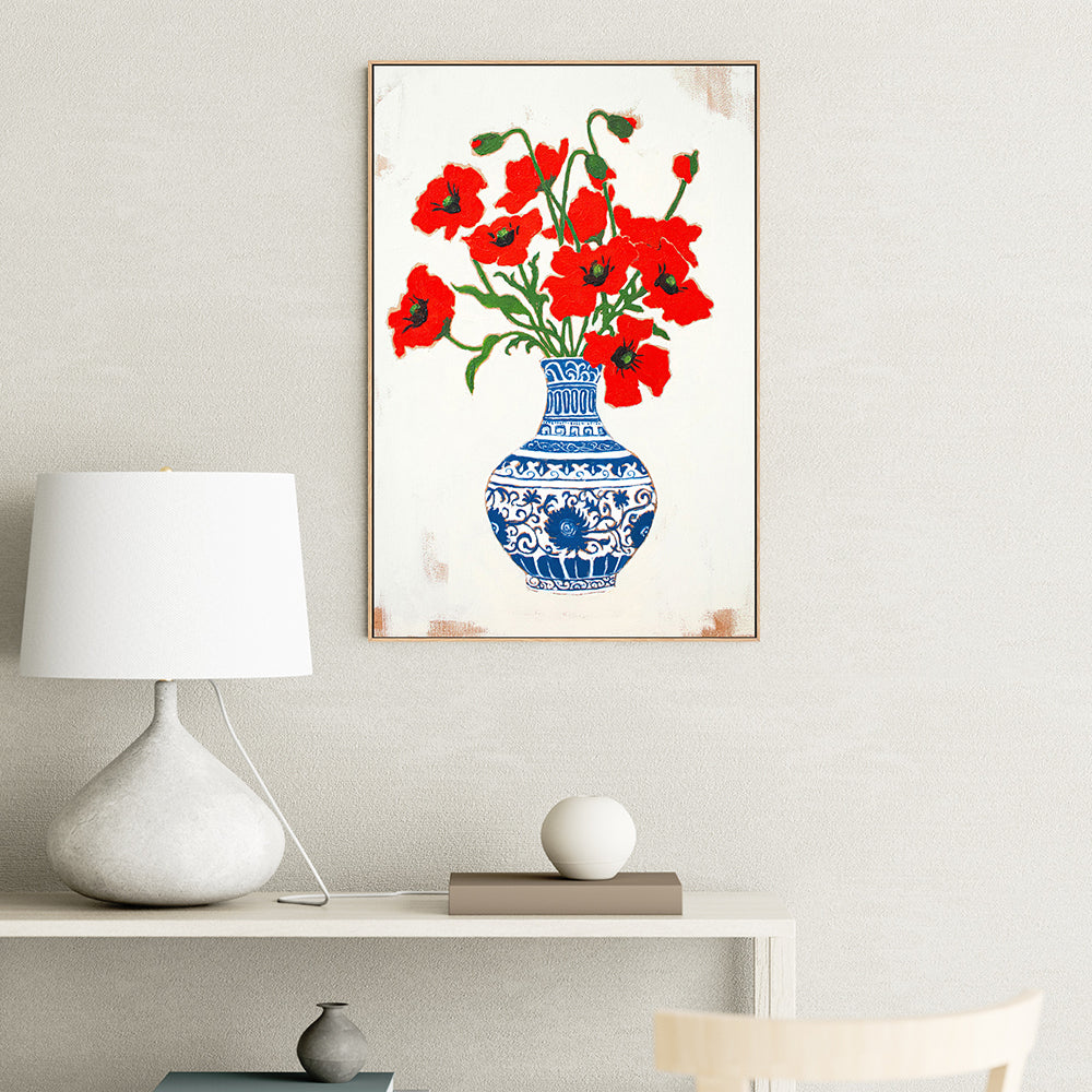 wall-art-print-canvas-poster-framed-Red Poppies , By Julia Ockert-GIOIA-WALL-ART