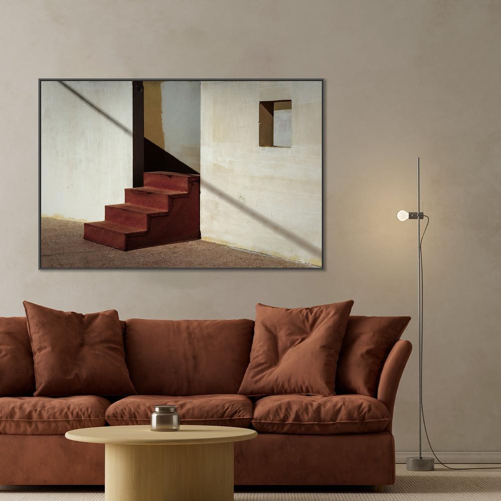 wall-art-print-canvas-poster-framed-Red Stairs and Shadow-9