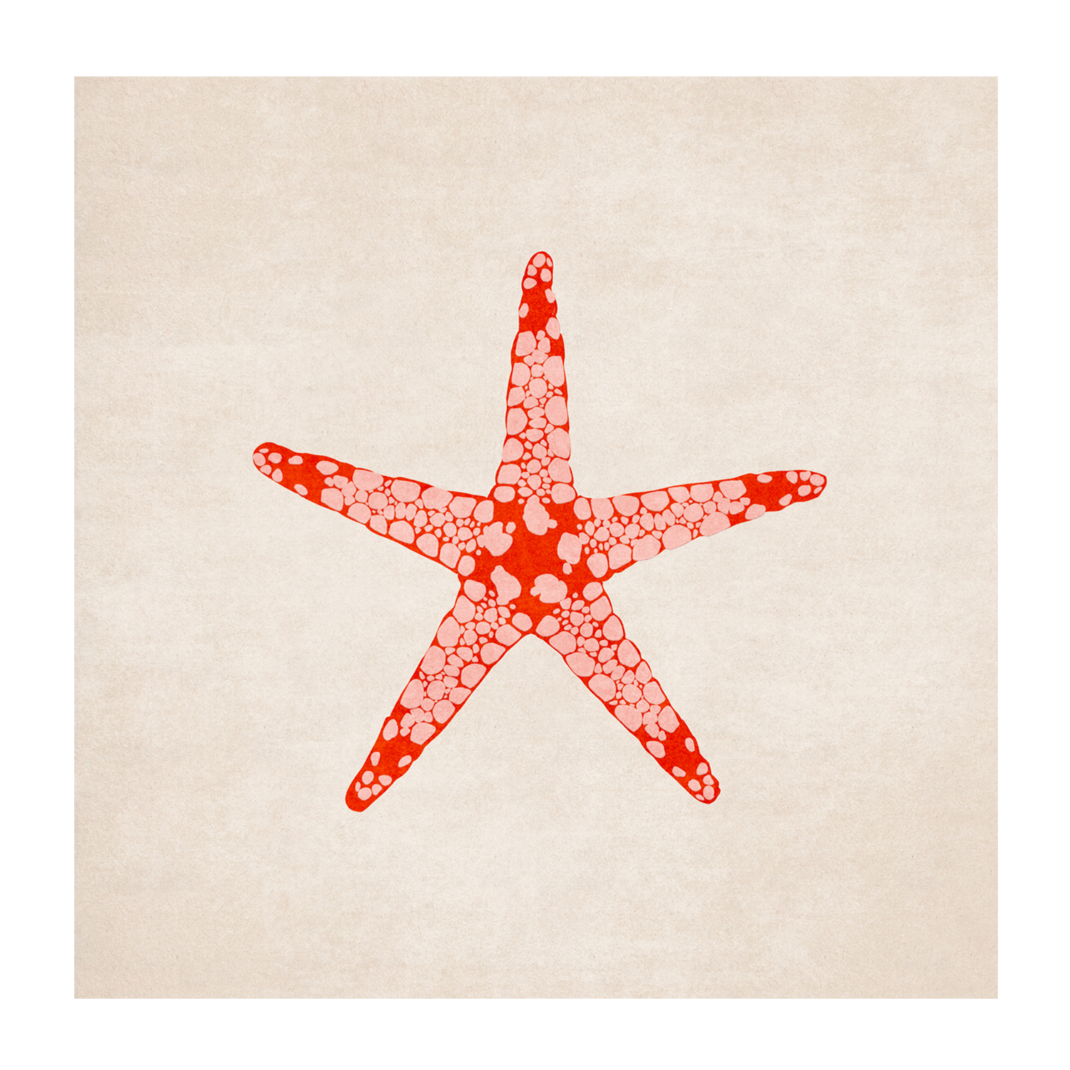 wall-art-print-canvas-poster-framed-Red Starfish , By Emel Tunaboylu-GIOIA-WALL-ART