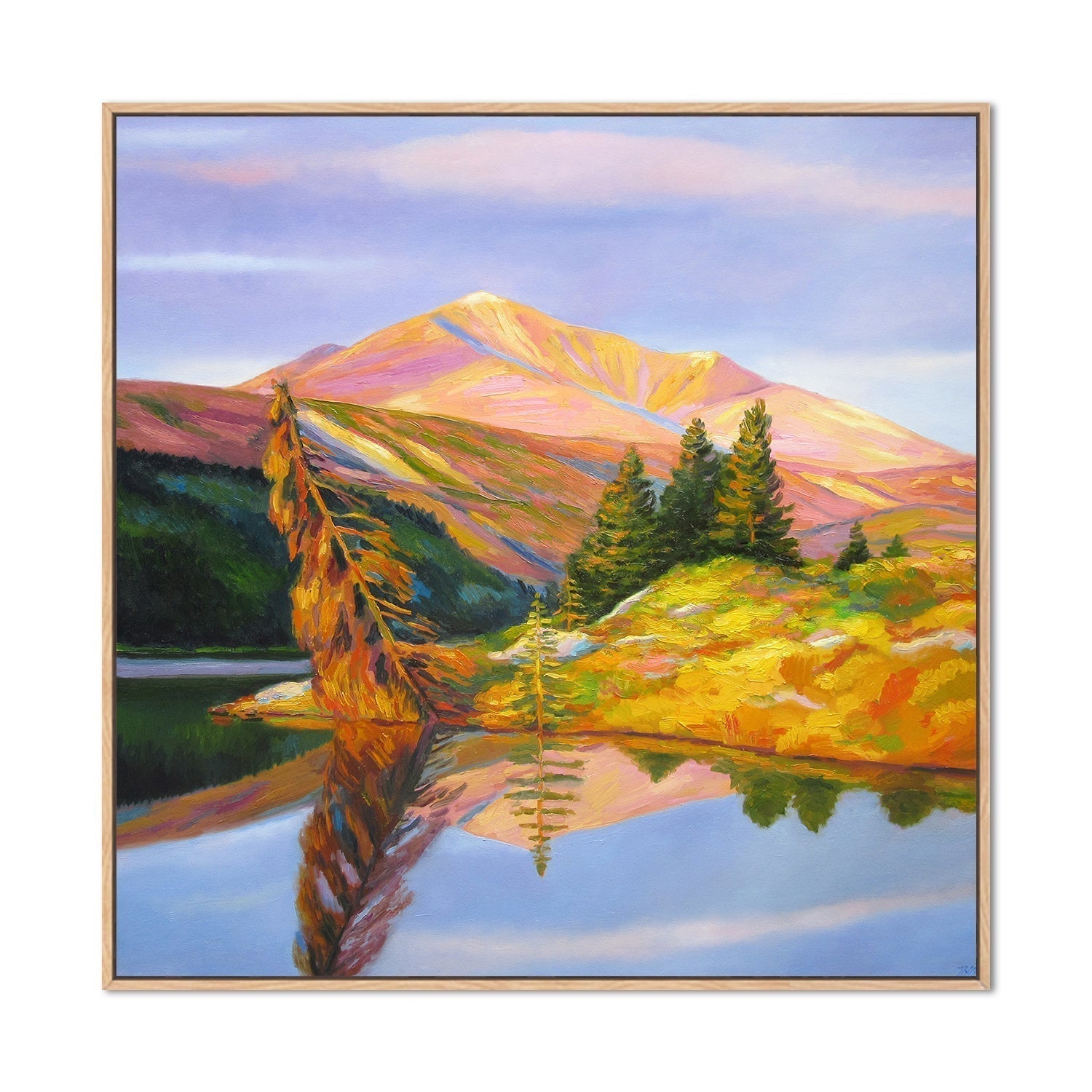 wall-art-print-canvas-poster-framed-Reflection-by-Ieva Baklane-Gioia Wall Art