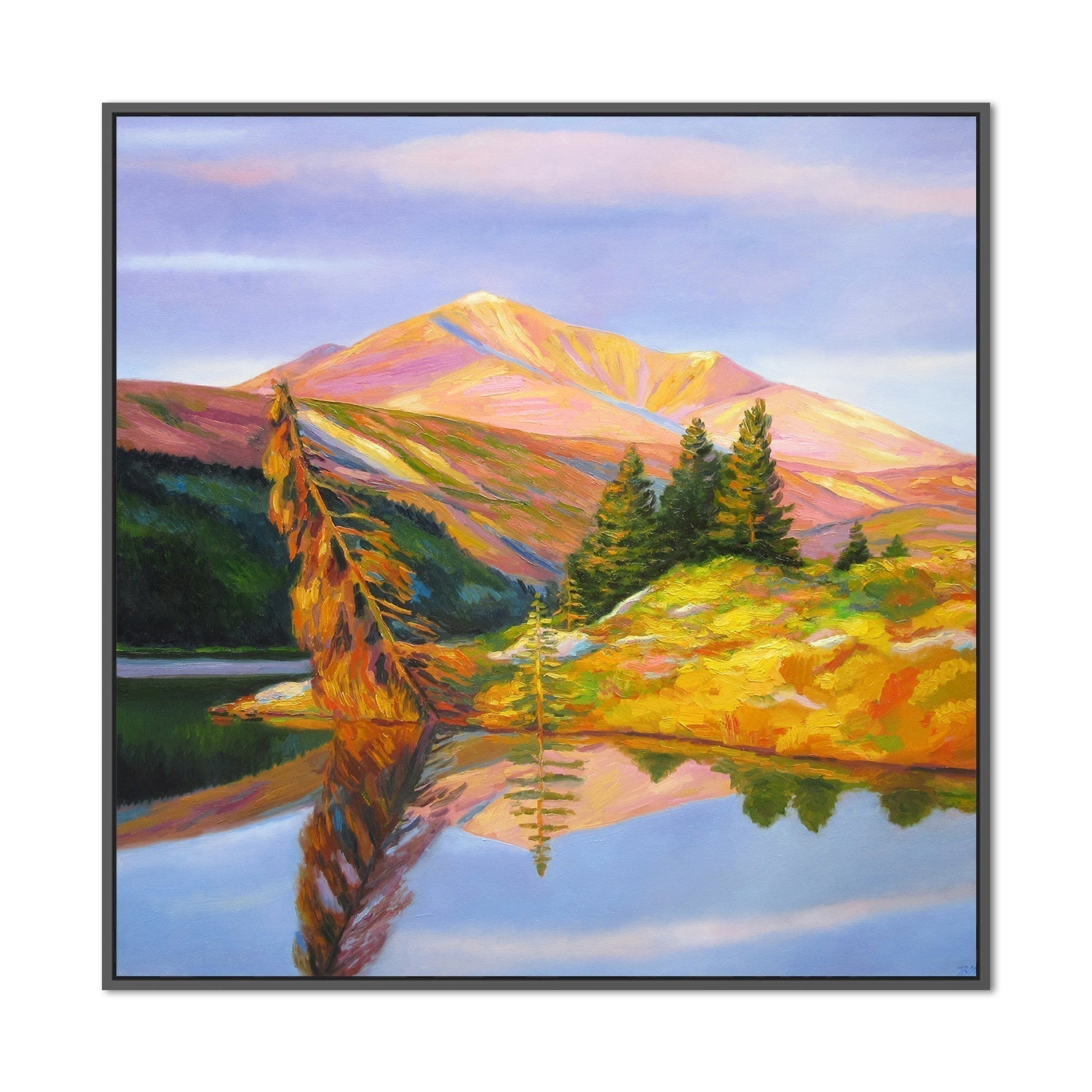 wall-art-print-canvas-poster-framed-Reflection-by-Ieva Baklane-Gioia Wall Art