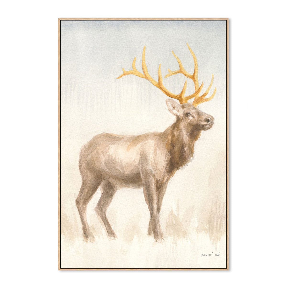 wall-art-print-canvas-poster-framed-Regal Wild, Style B-by-Danhui Nai-Gioia Wall Art