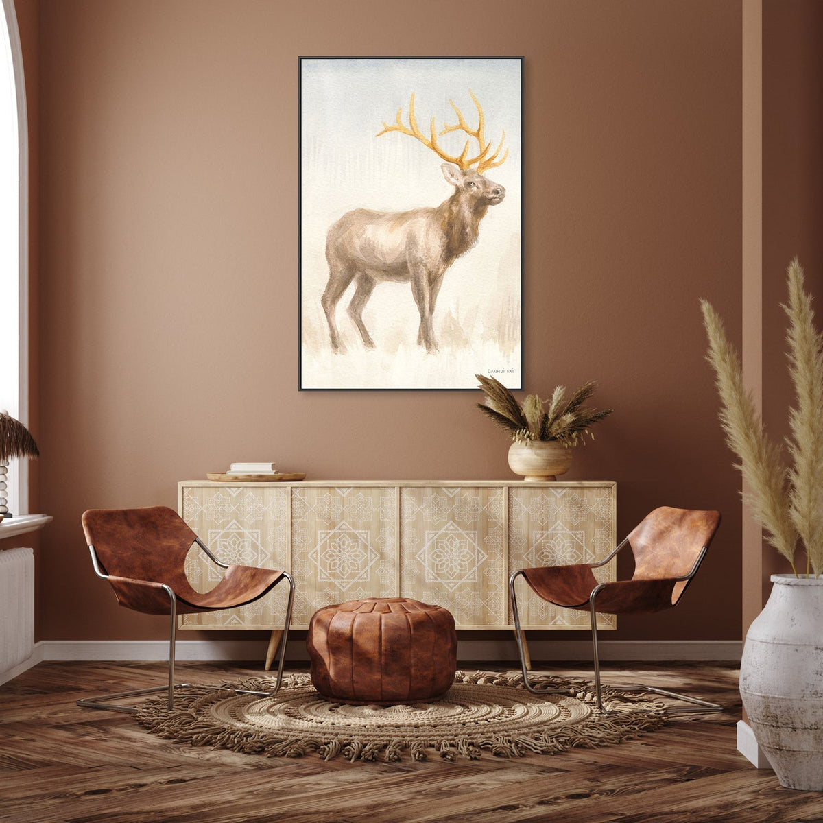 wall-art-print-canvas-poster-framed-Regal Wild, Style B-by-Danhui Nai-Gioia Wall Art