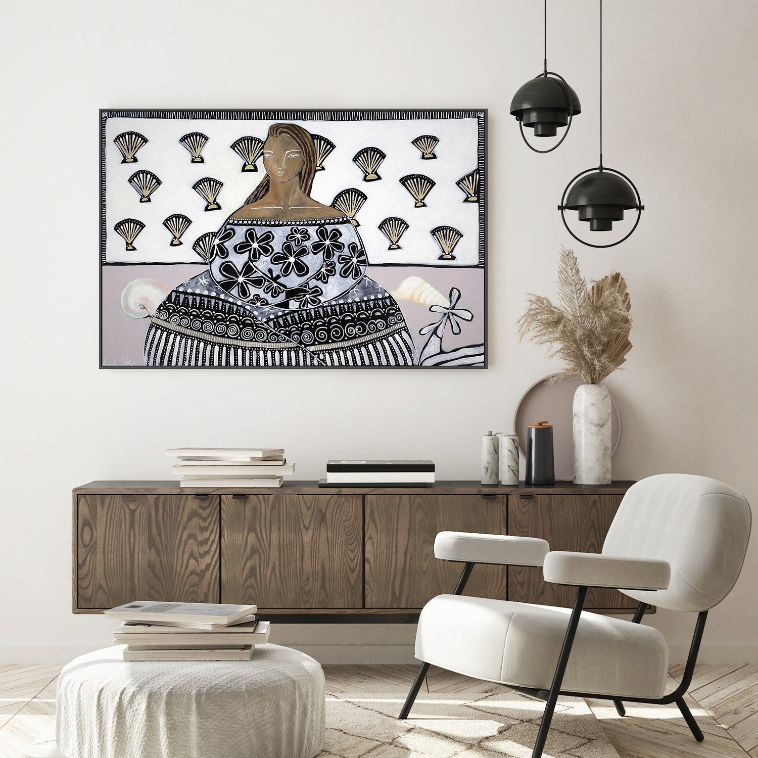 wall-art-print-canvas-poster-framed-Regina , By Amanda Skye-7