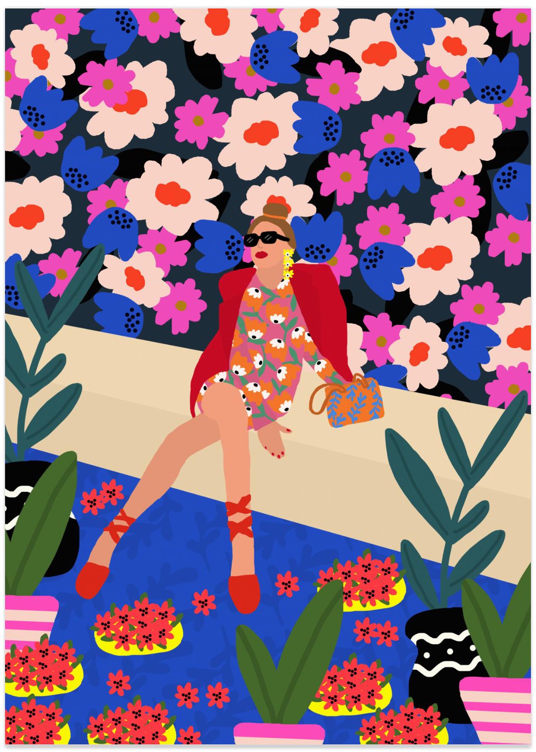 Relaxed Woman , By Rafaela Mascaro