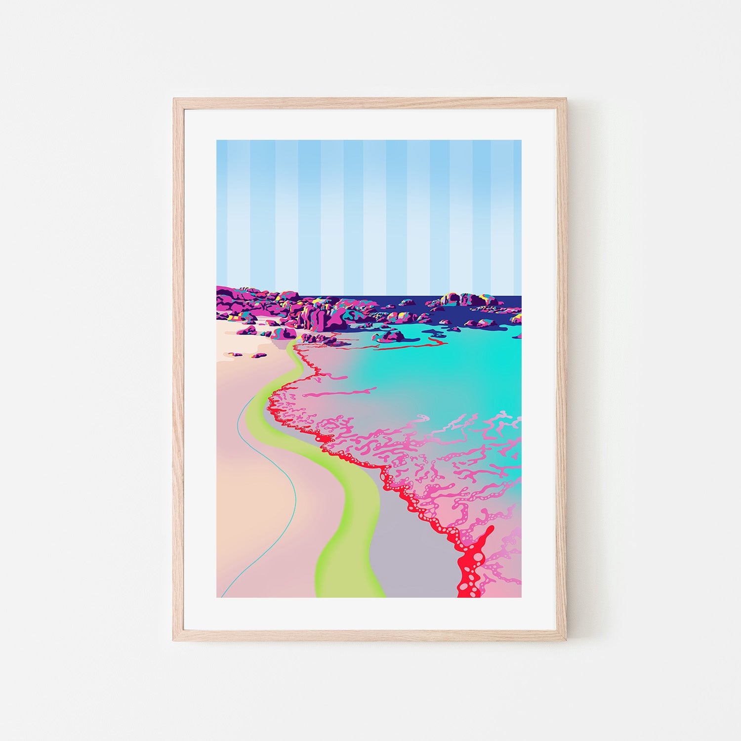 wall-art-print-canvas-poster-framed-Reta Beach , By Unratio-6