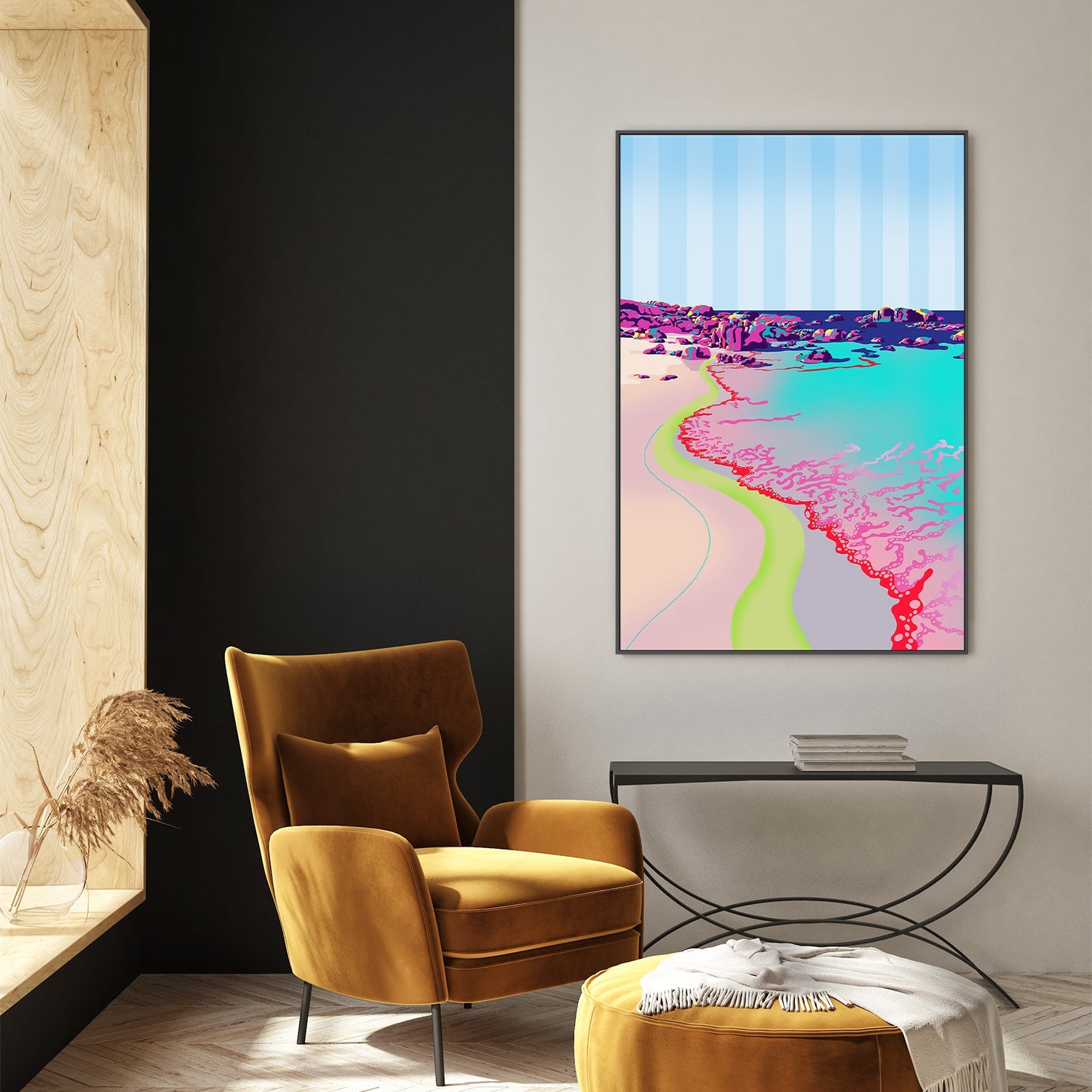 wall-art-print-canvas-poster-framed-Reta Beach , By Unratio-7