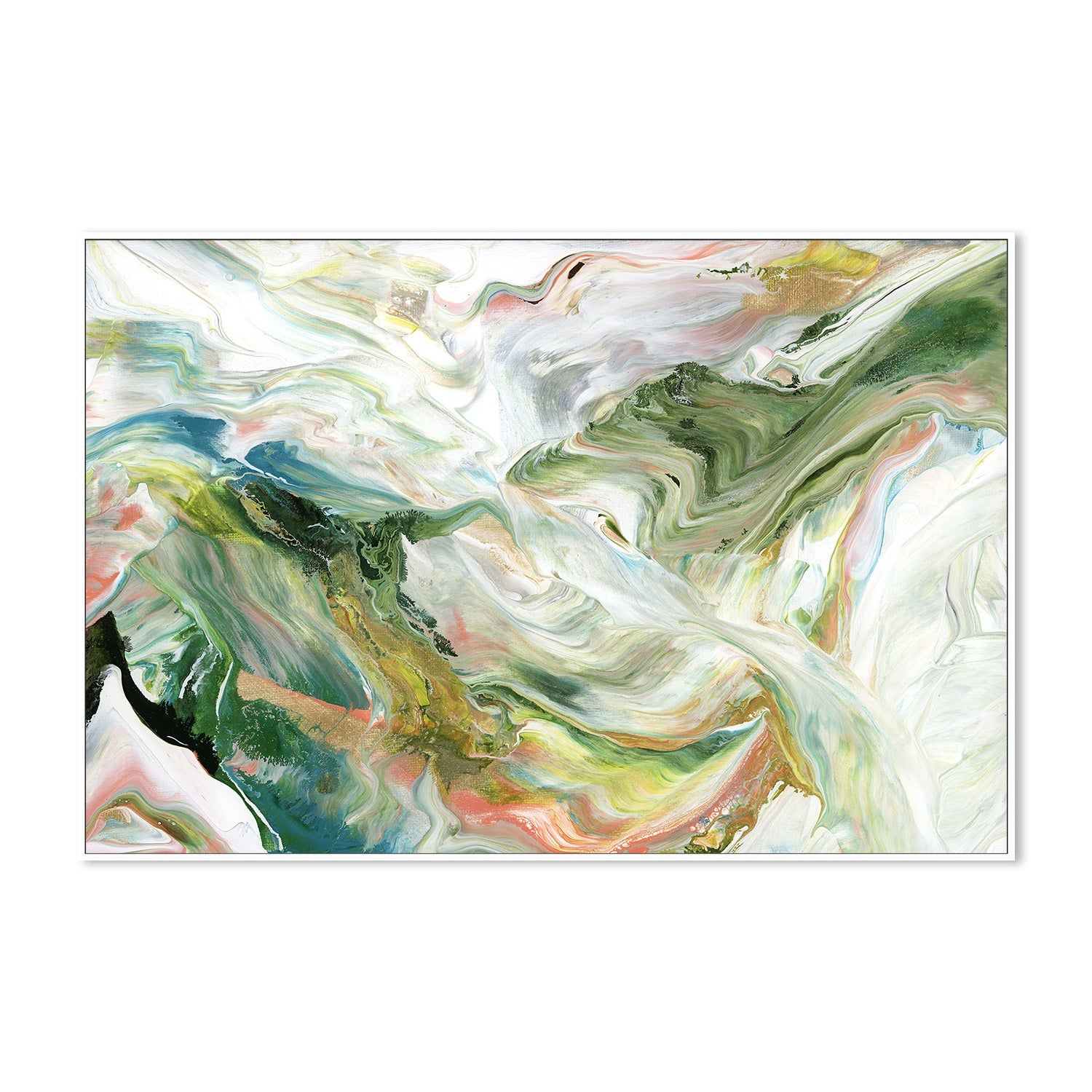 wall-art-print-canvas-poster-framed-Ribbon Flow, Style B-5