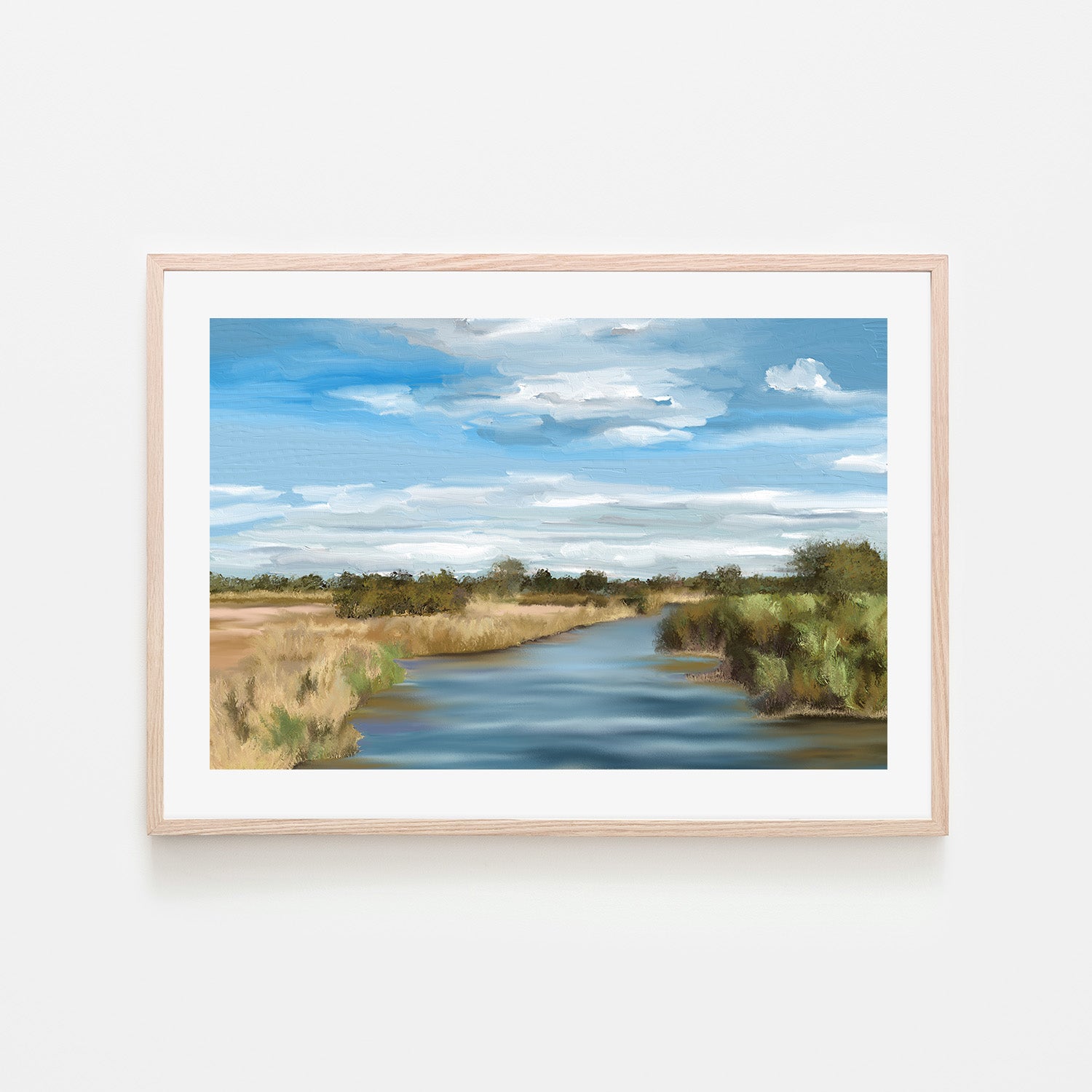 wall-art-print-canvas-poster-framed-River of Reeds, Botswana , By Jenna Alheit-6